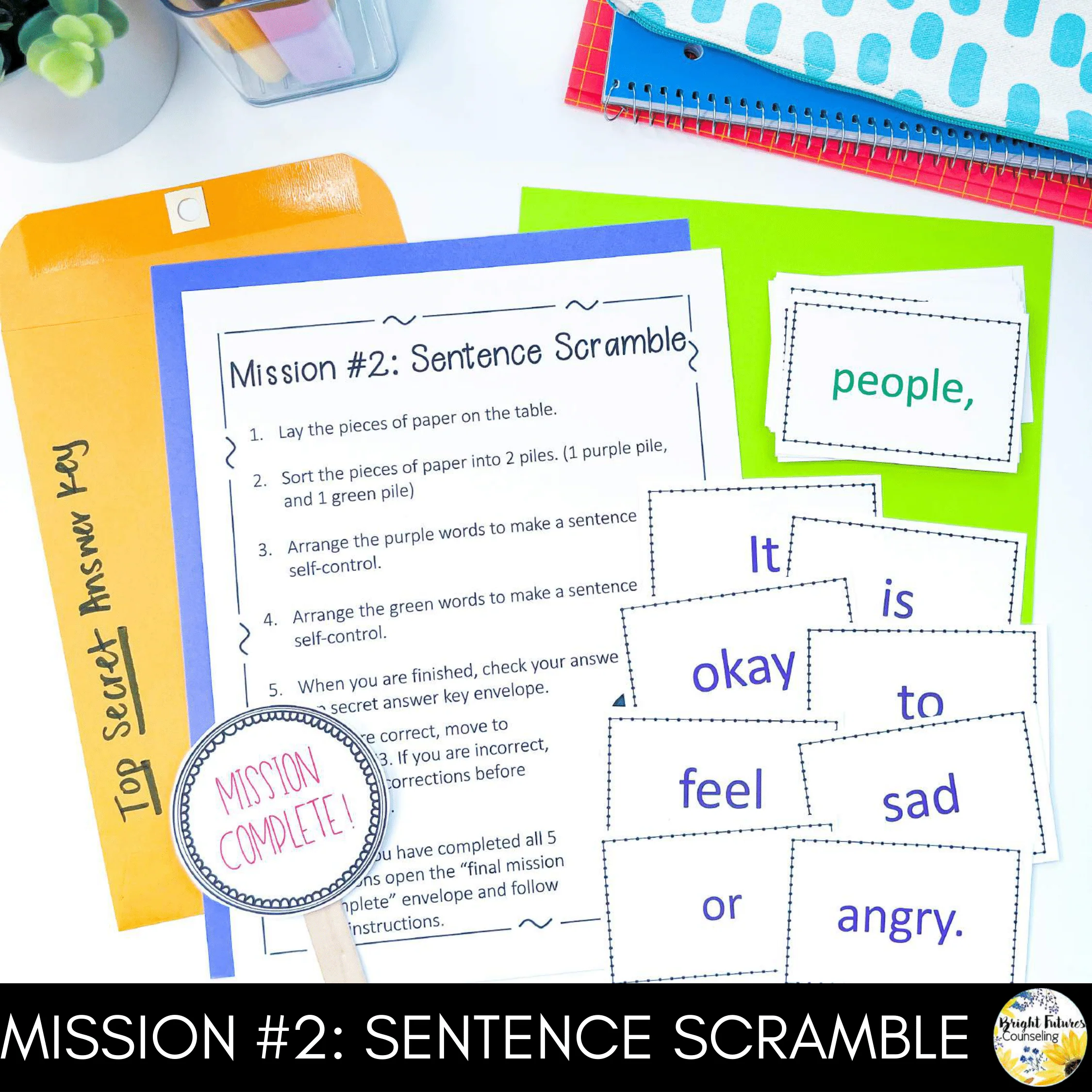 Mission Self-Control Escape Room Guidance Lesson on Managing Tough Emotions - Image 4