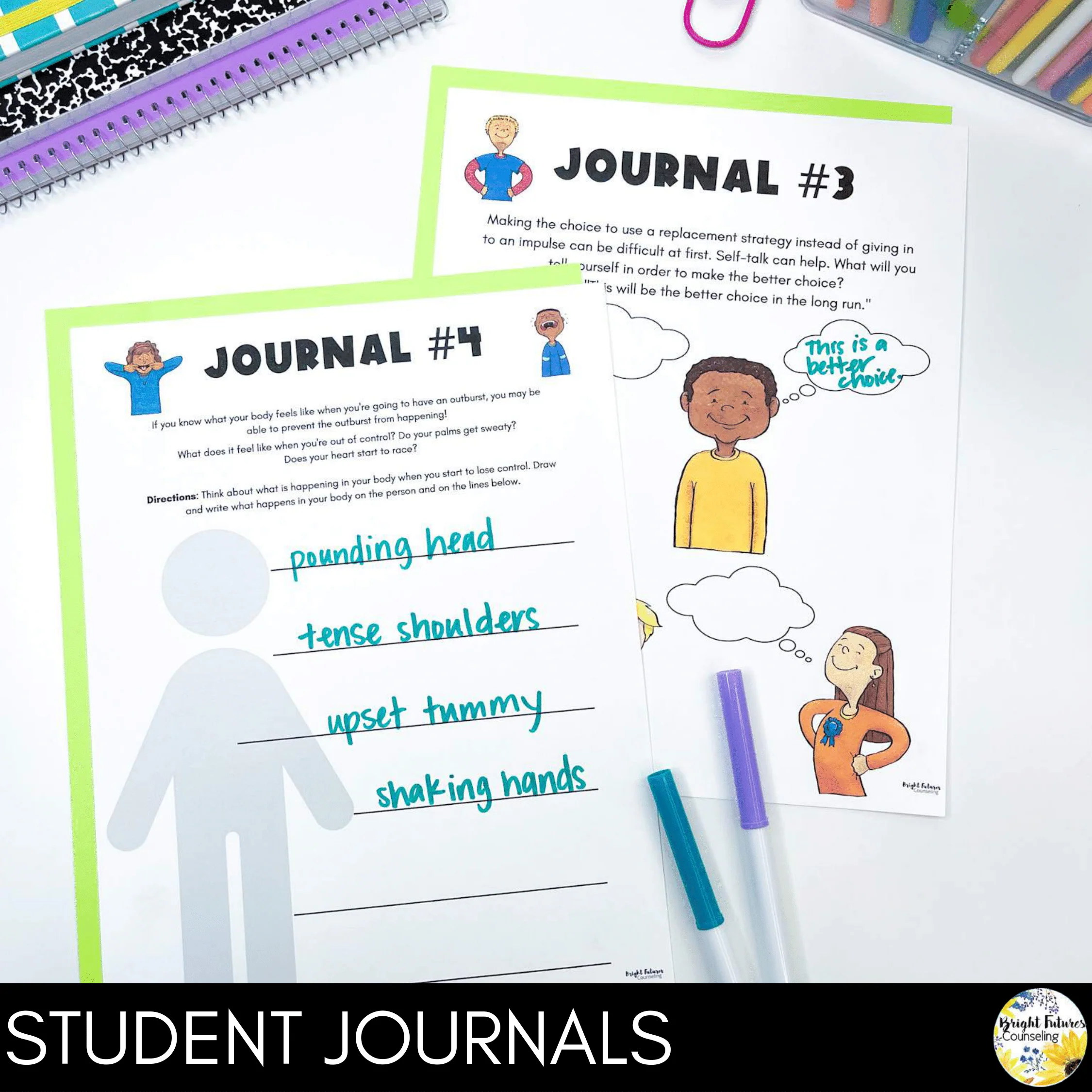 Self-Control Individual Counseling Curriculum + Data Tracking Tools - Image 5