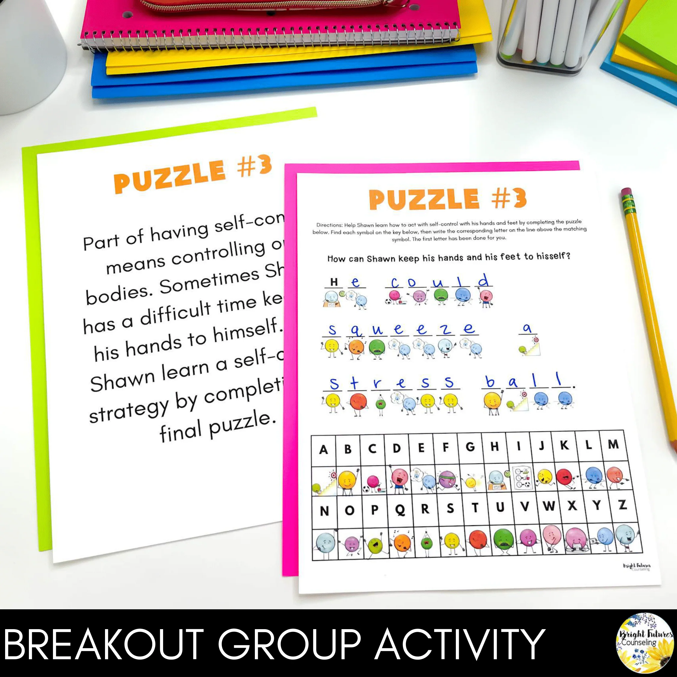 Self-Control Lesson for Social Emotional Learning & Elementary School Counseling - Image 10