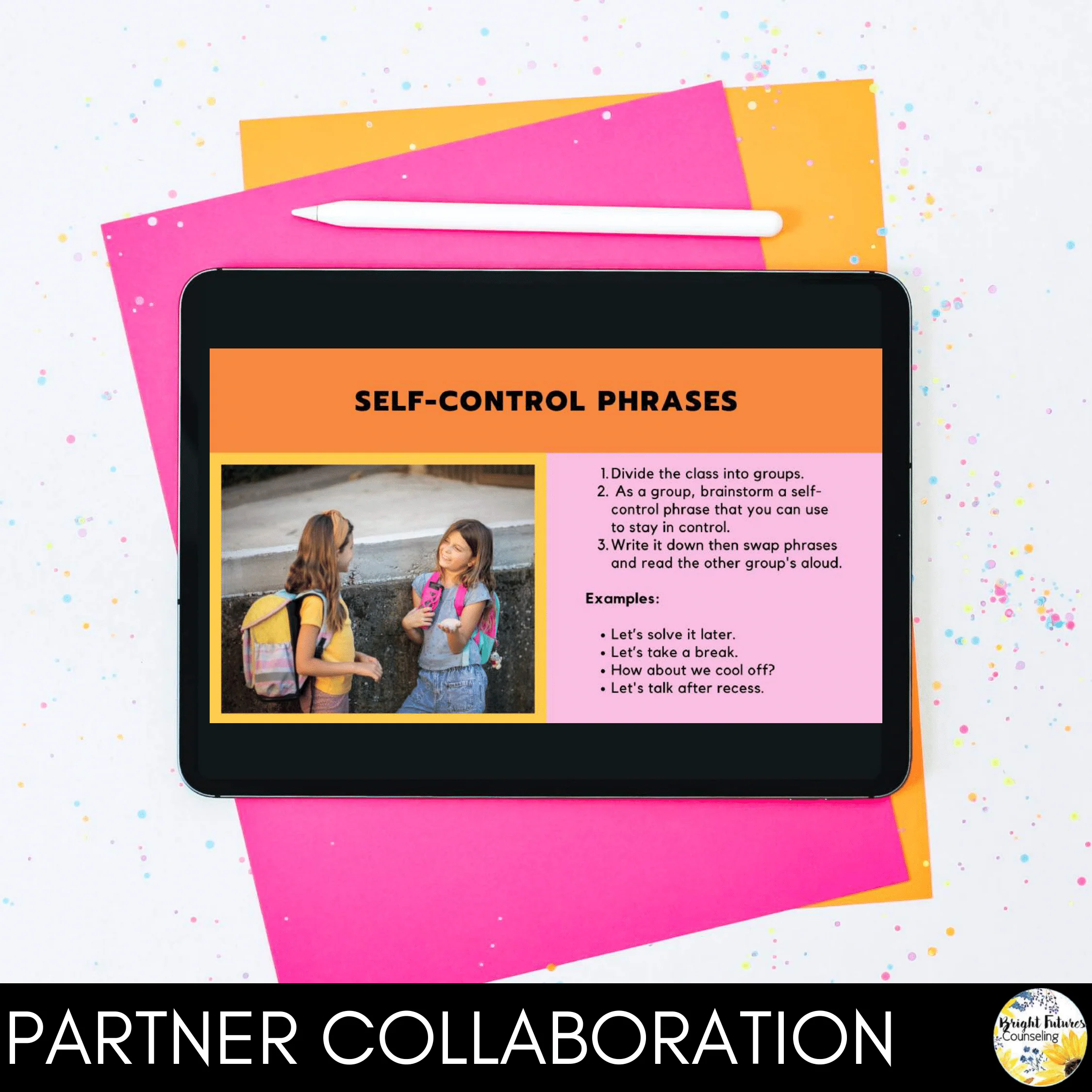 Self-Control SEL Class Lesson - Editable Character Education Counseling Lesson - Image 5