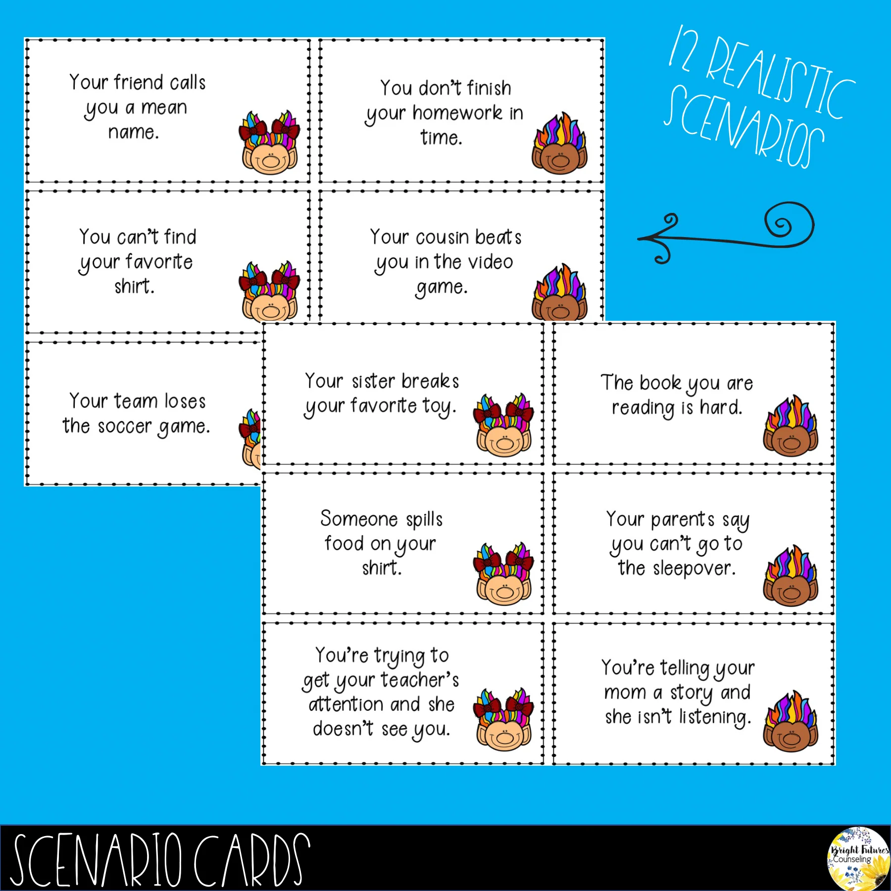 Self-Control Social Skills Card Game Self-ConTROLLS - Image 2