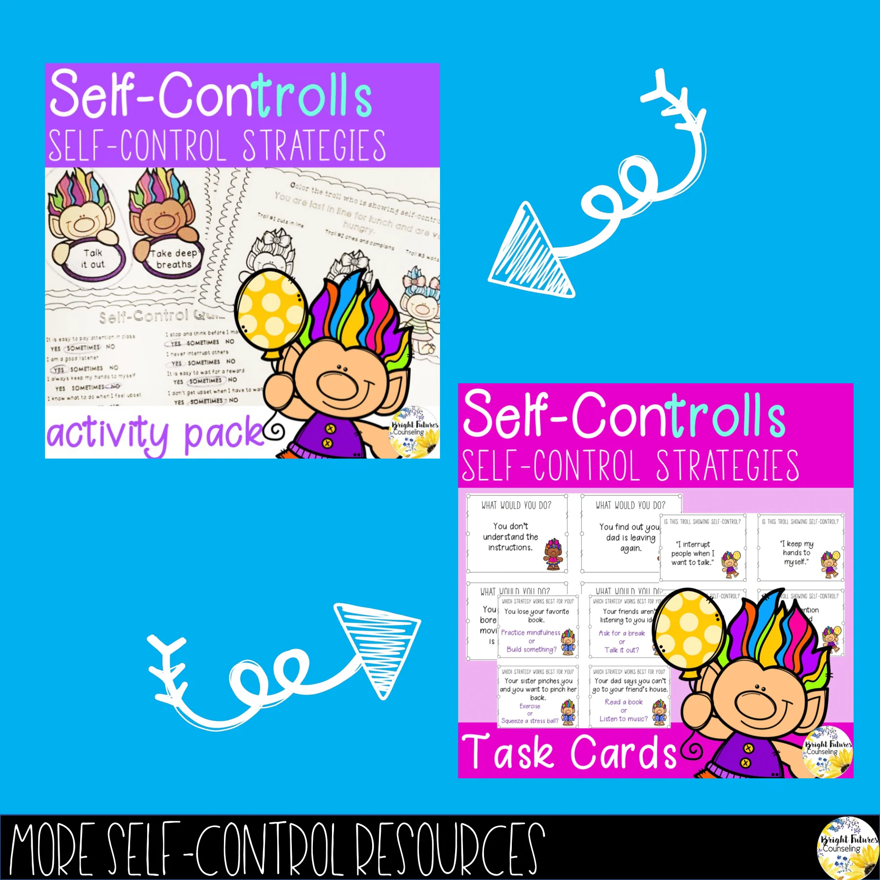 Self-Control Social Skills Card Game Self-ConTROLLS - Image 5