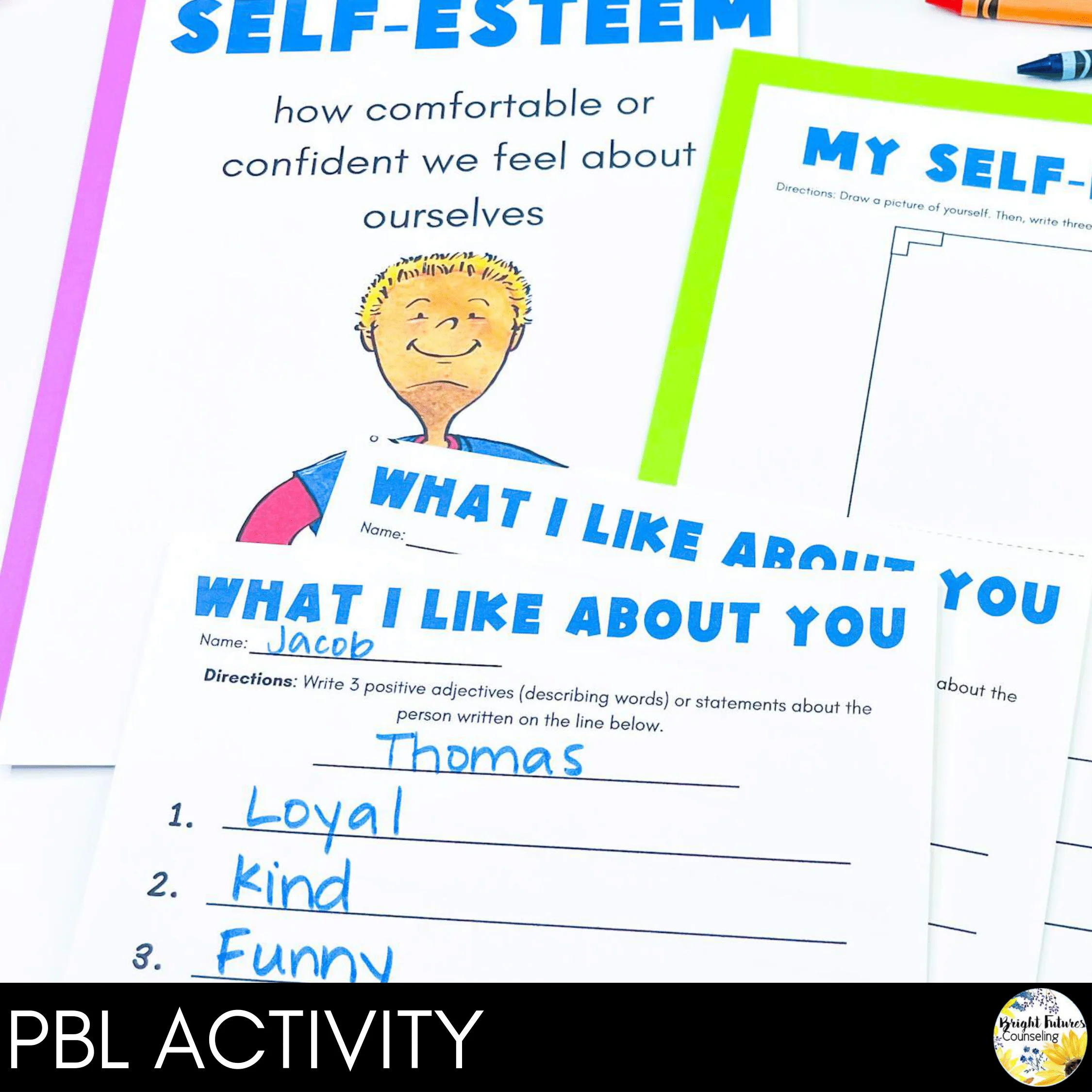 Self-Esteem Lesson for Social Emotional Learning & Elementary School Counseling - Image 6