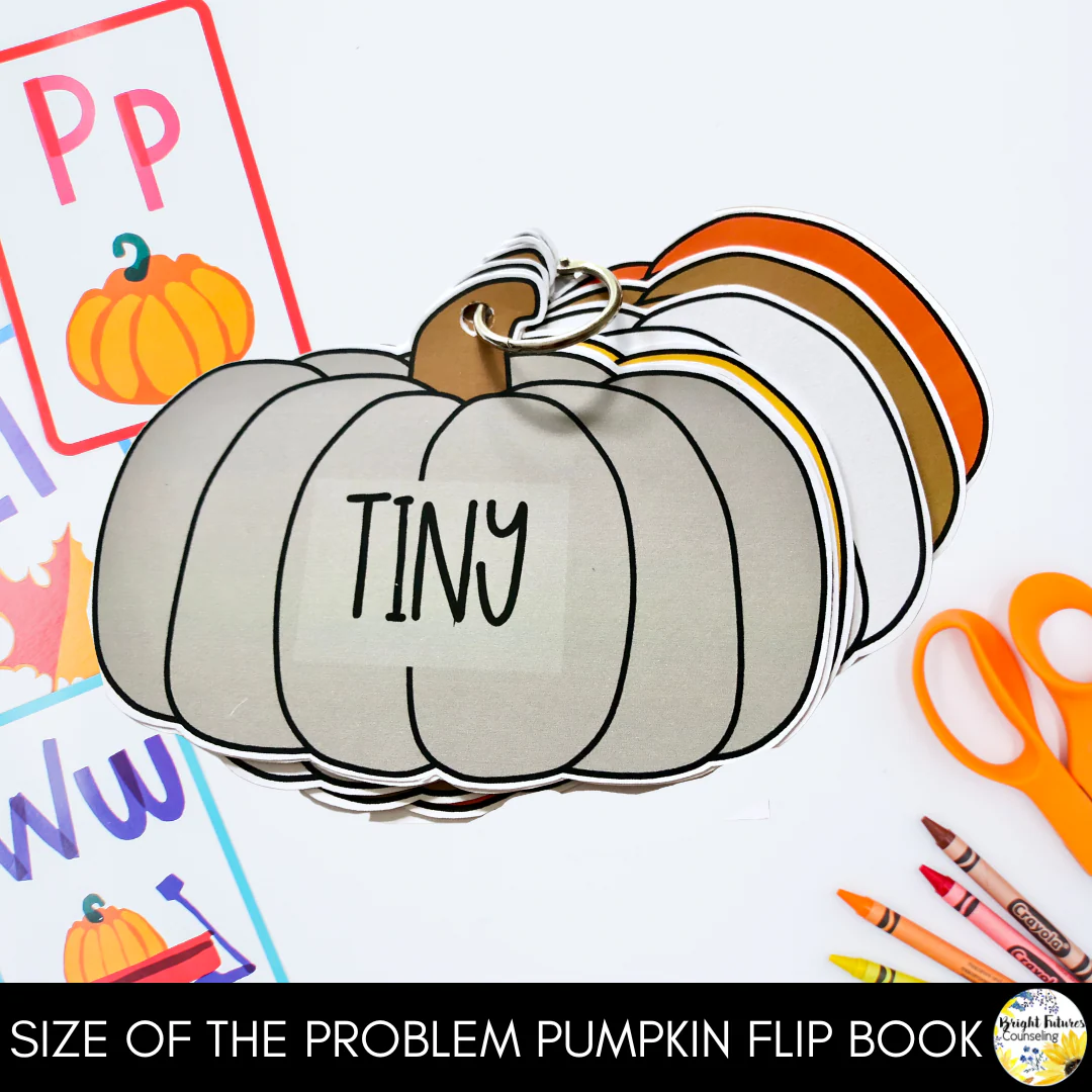 Self-Regulation and Size of the Problem Fall Games, Activities, and Worksheets - Image 5