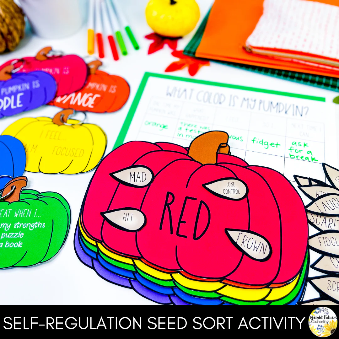 Self-Regulation and Size of the Problem Fall Games, Activities, and Worksheets - Image 7