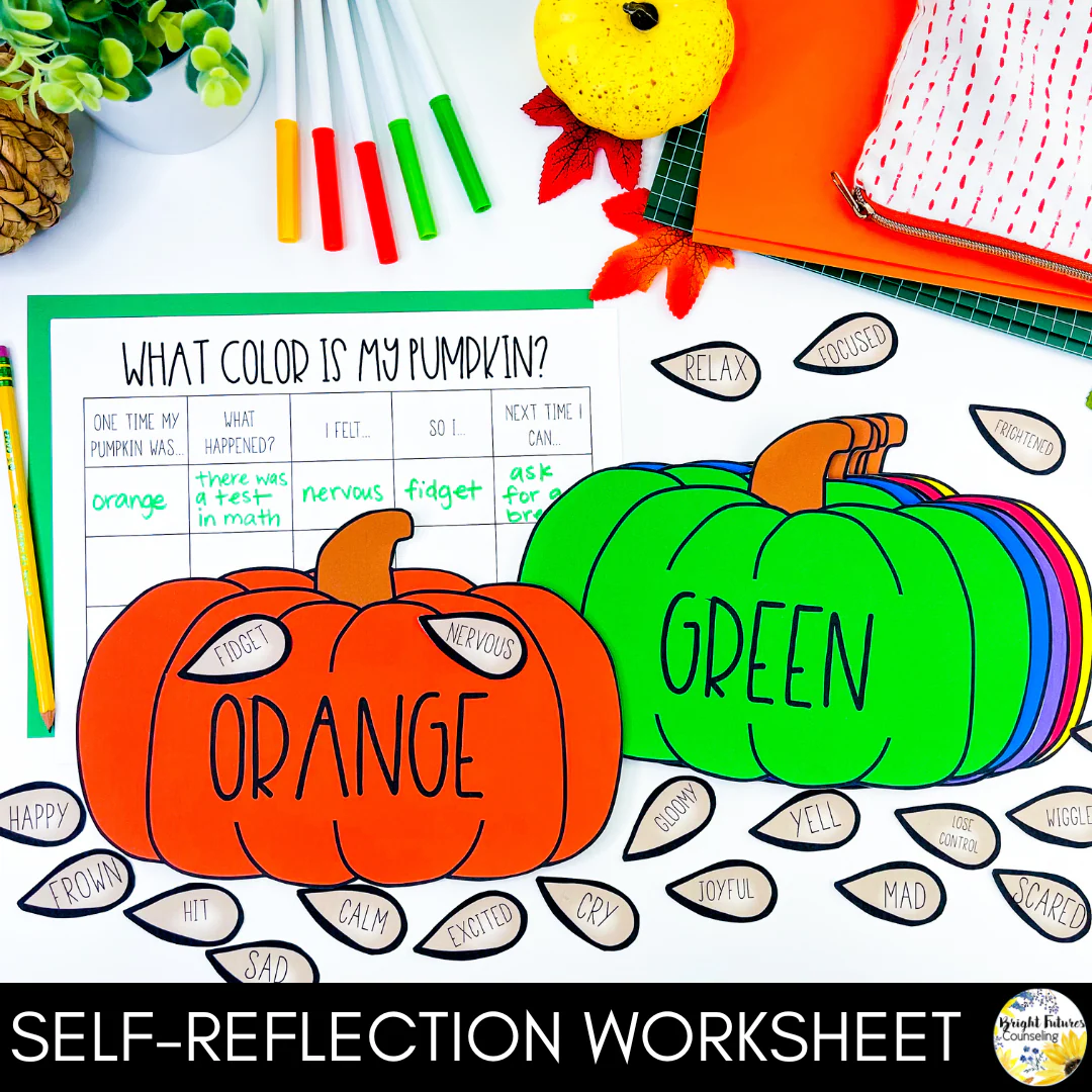Self-Regulation and Size of the Problem Fall Games, Activities, and Worksheets - Image 9