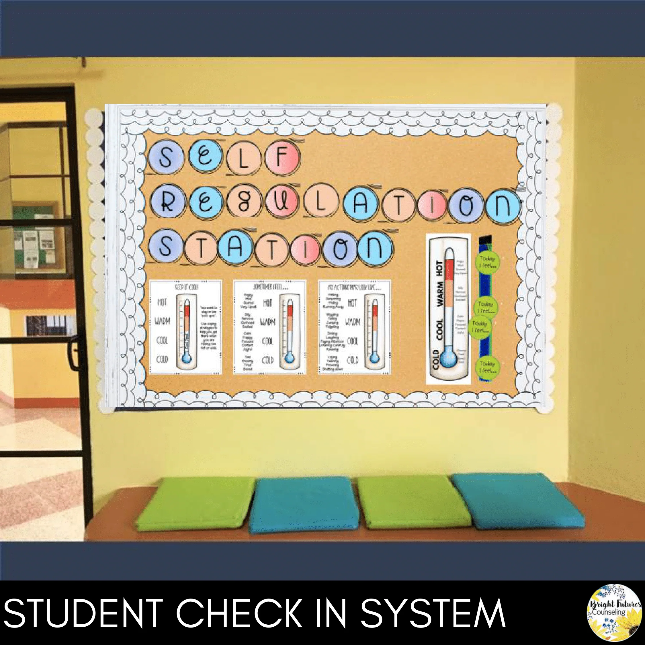 Self-Regulation Bulletin Board and Class Decor Self-Regulation Station Check-In - Image 2