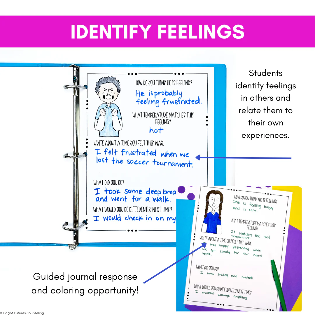 Self-Regulation Coping Skills Journal Emotional Regulation and Managing Emotion - Image 6