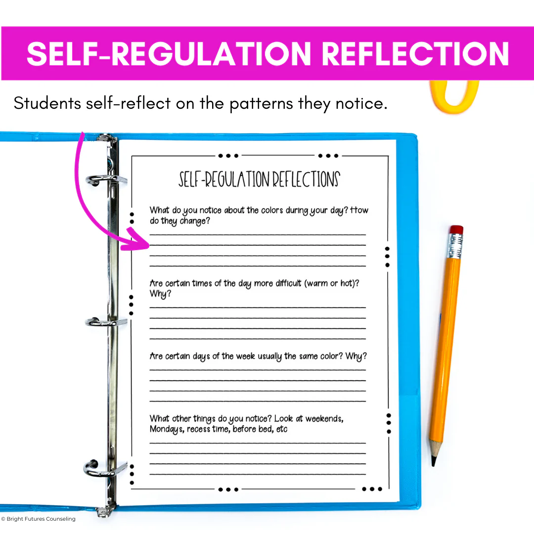 Self-Regulation Coping Skills Journal Emotional Regulation and Managing Emotion - Image 8