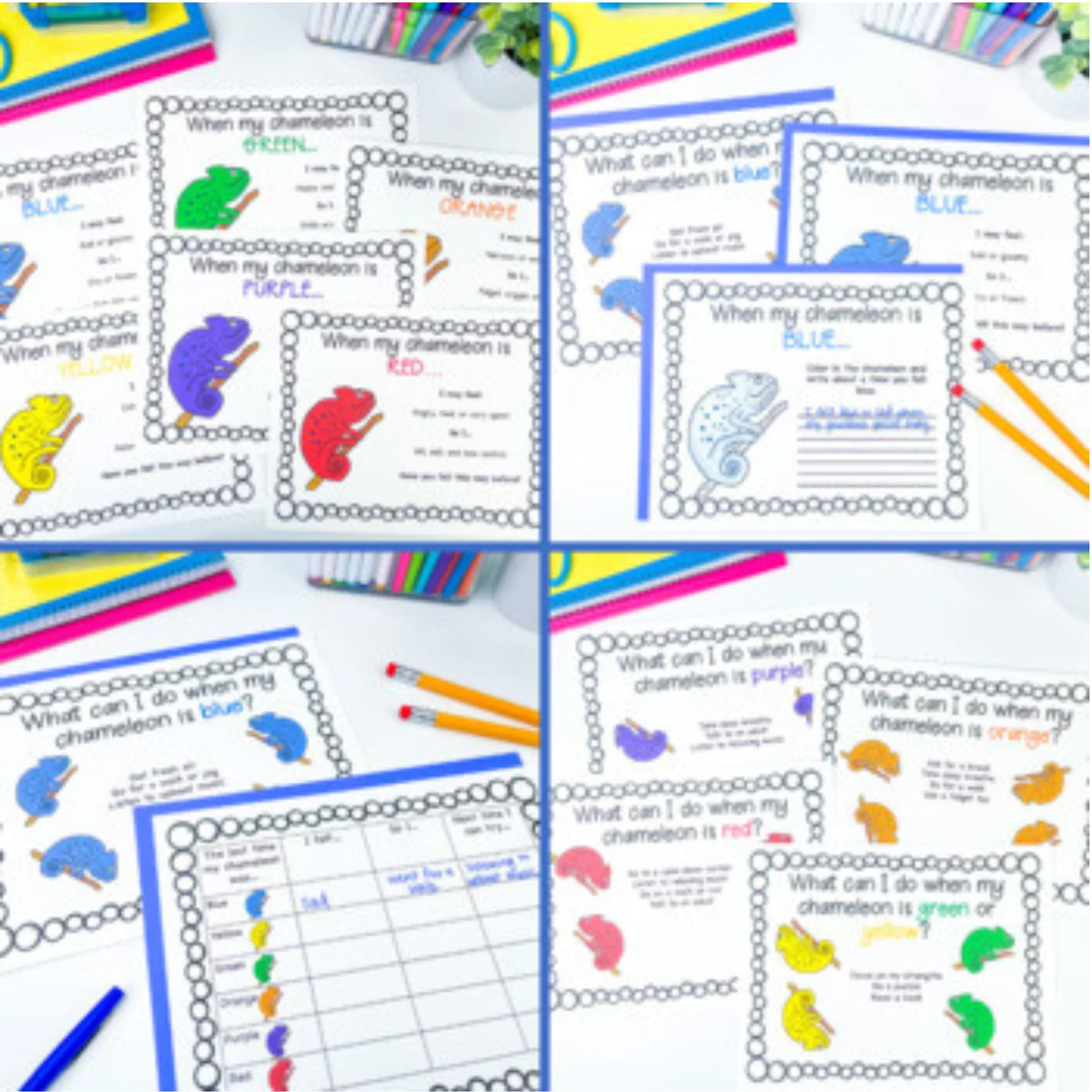 Self-Regulation Coping Skills Bundle Size of the Problem & Emotional Regulation - Image 6