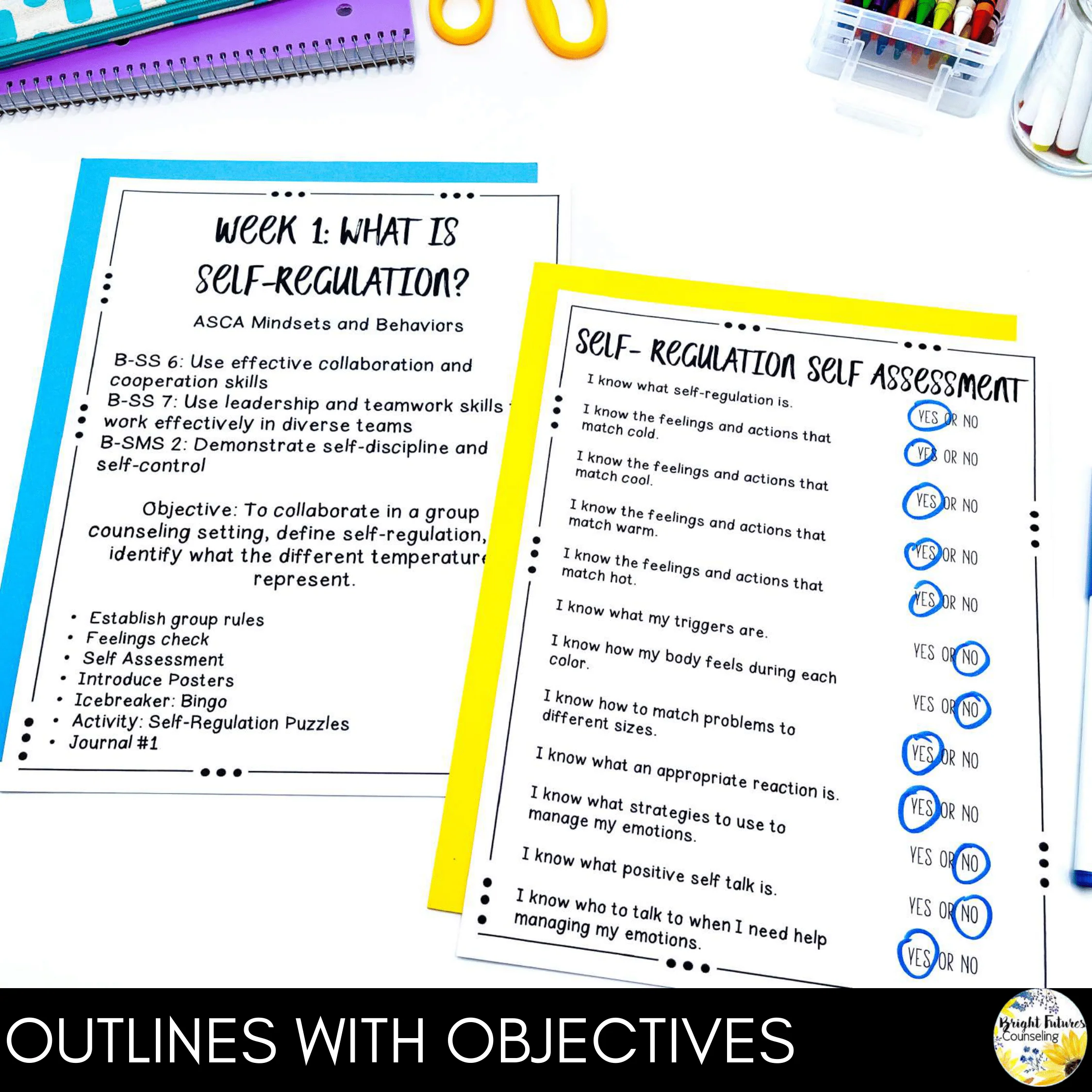 Self-Regulation School Counseling Group - Emotional Regulation & Coping Skills - Image 6