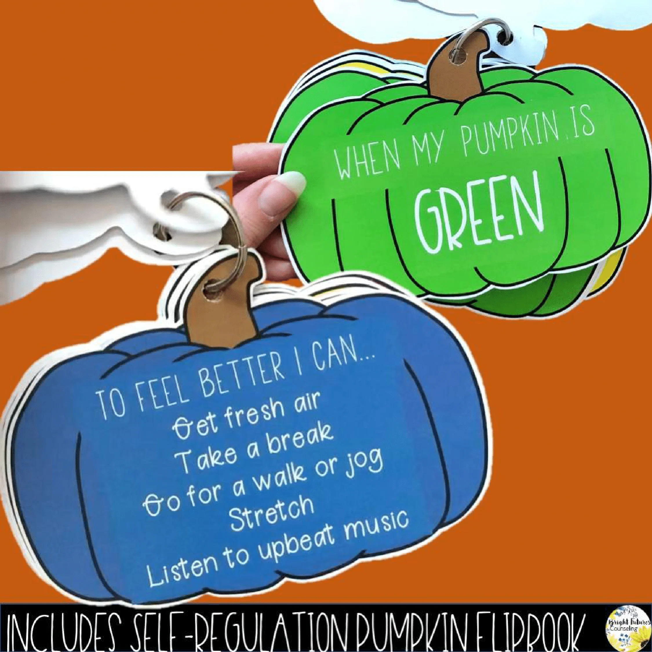 Self-Regulation Fall Bundle - What Color is Your Pumpkin ? Digital Fall SEL Game - Image 5