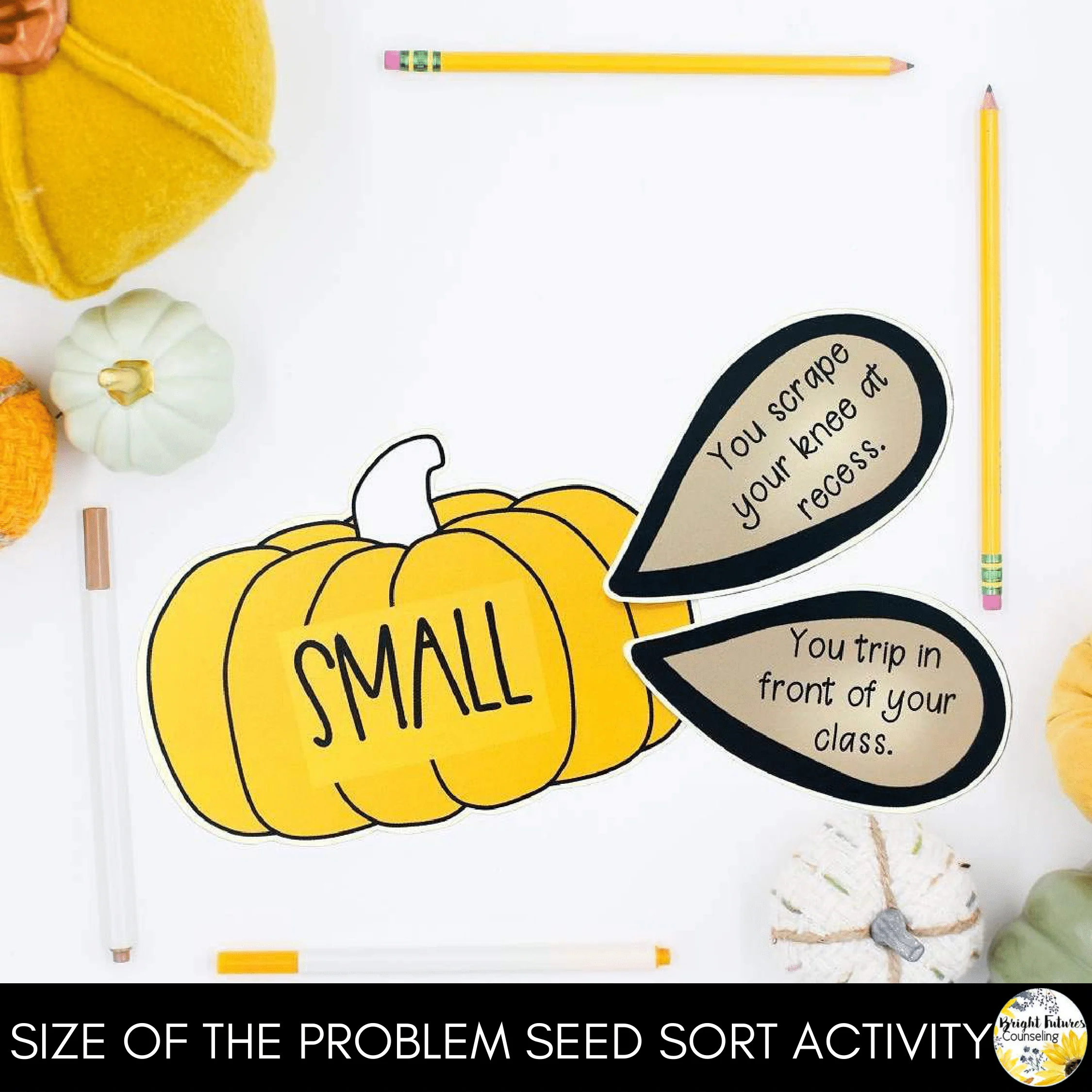 Self-Regulation Flip Book What Color Is Your Pumpkin? Fall Counseling Activity - Image 8