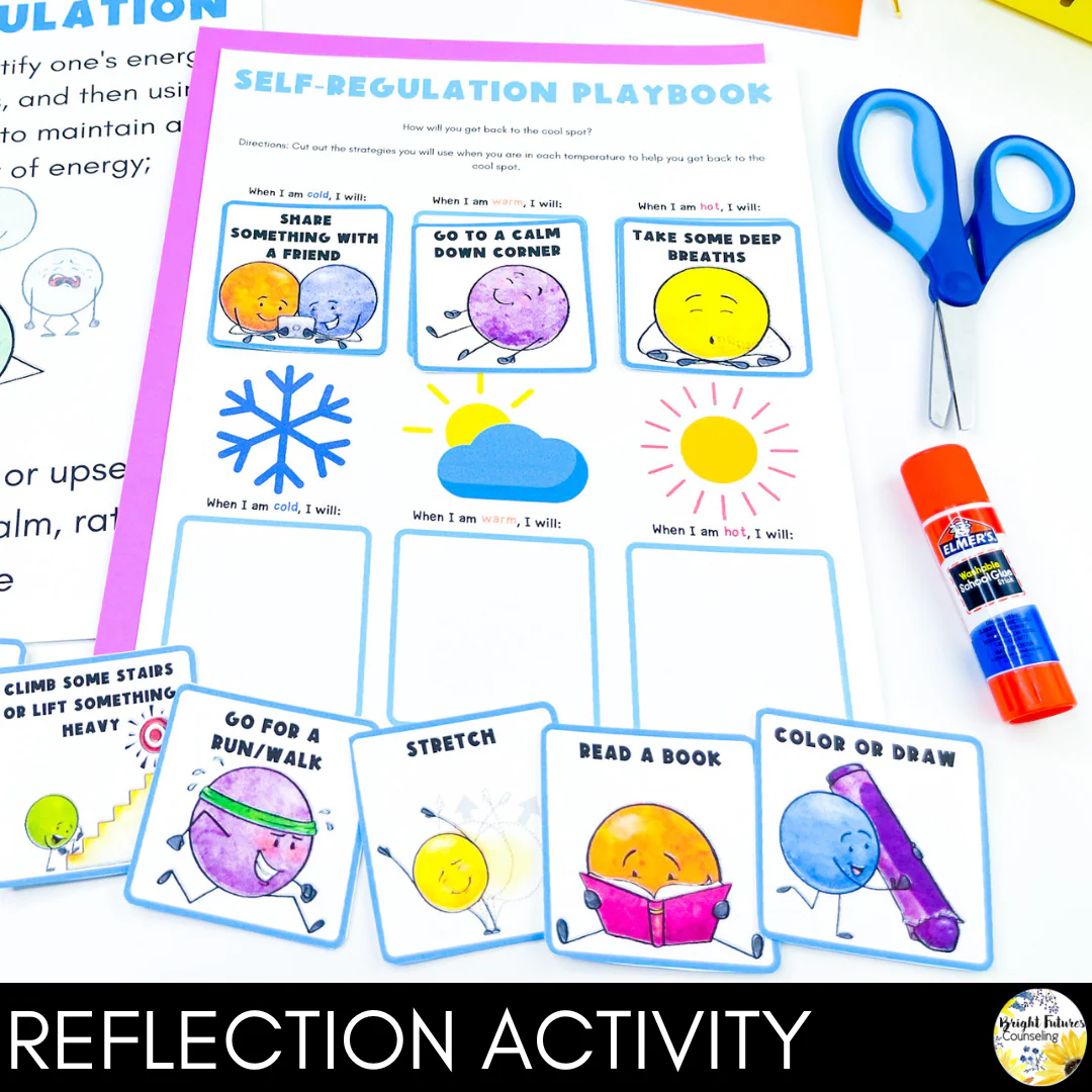 Self-Regulation Lesson for Social Emotional Learning and School Counseling - Image 9