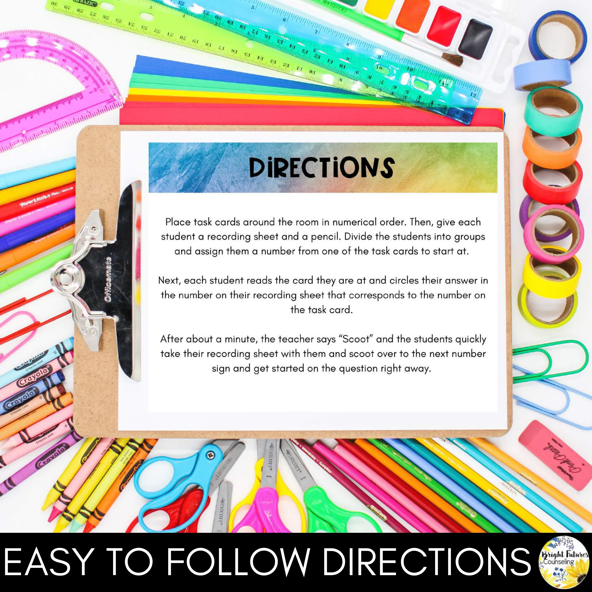 Self-Regulation Scoot Game - Elementary School Counseling Game - Image 10