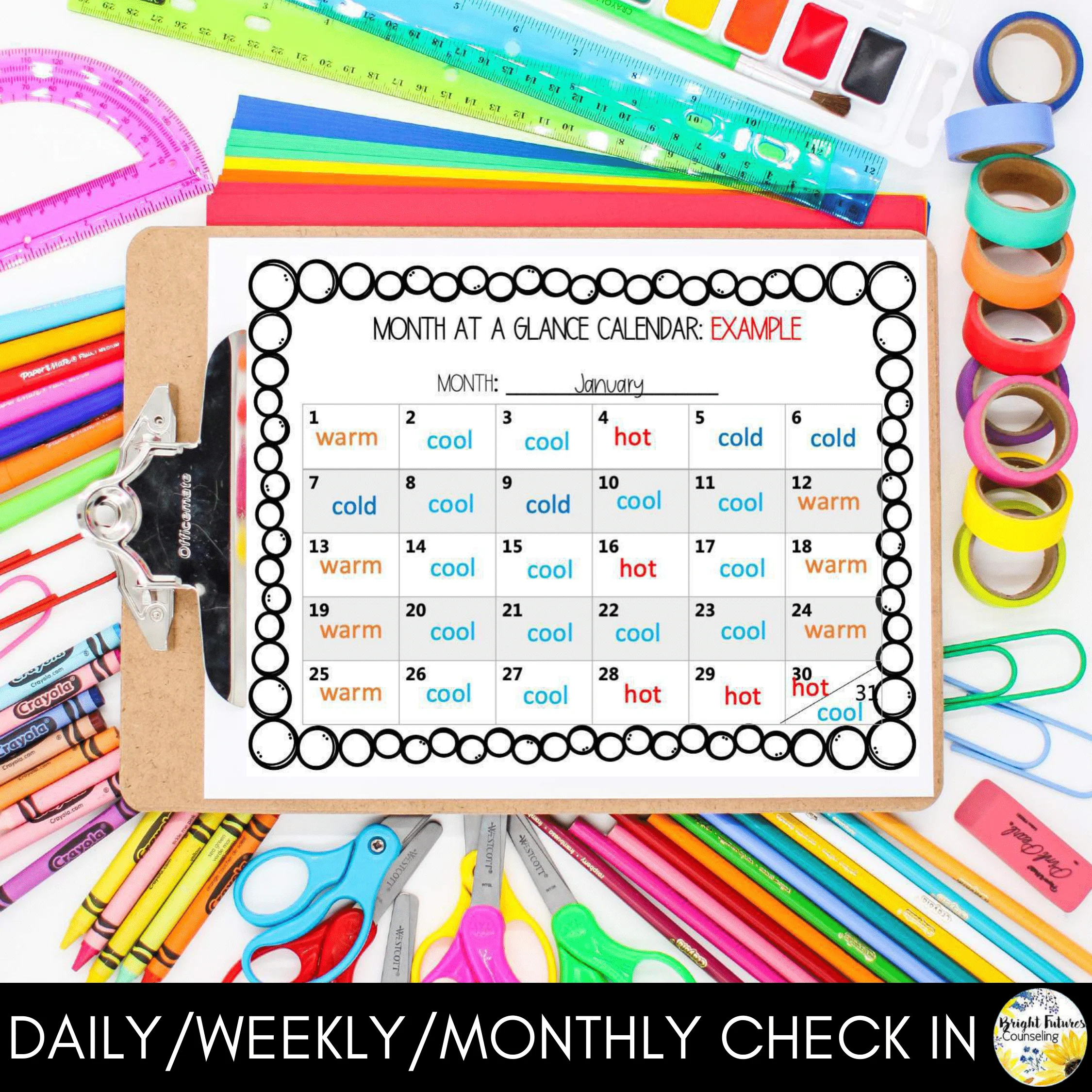 Self-Regulation SUPER BUNDLE Self-Regulation School Counseling Activities - Image 11