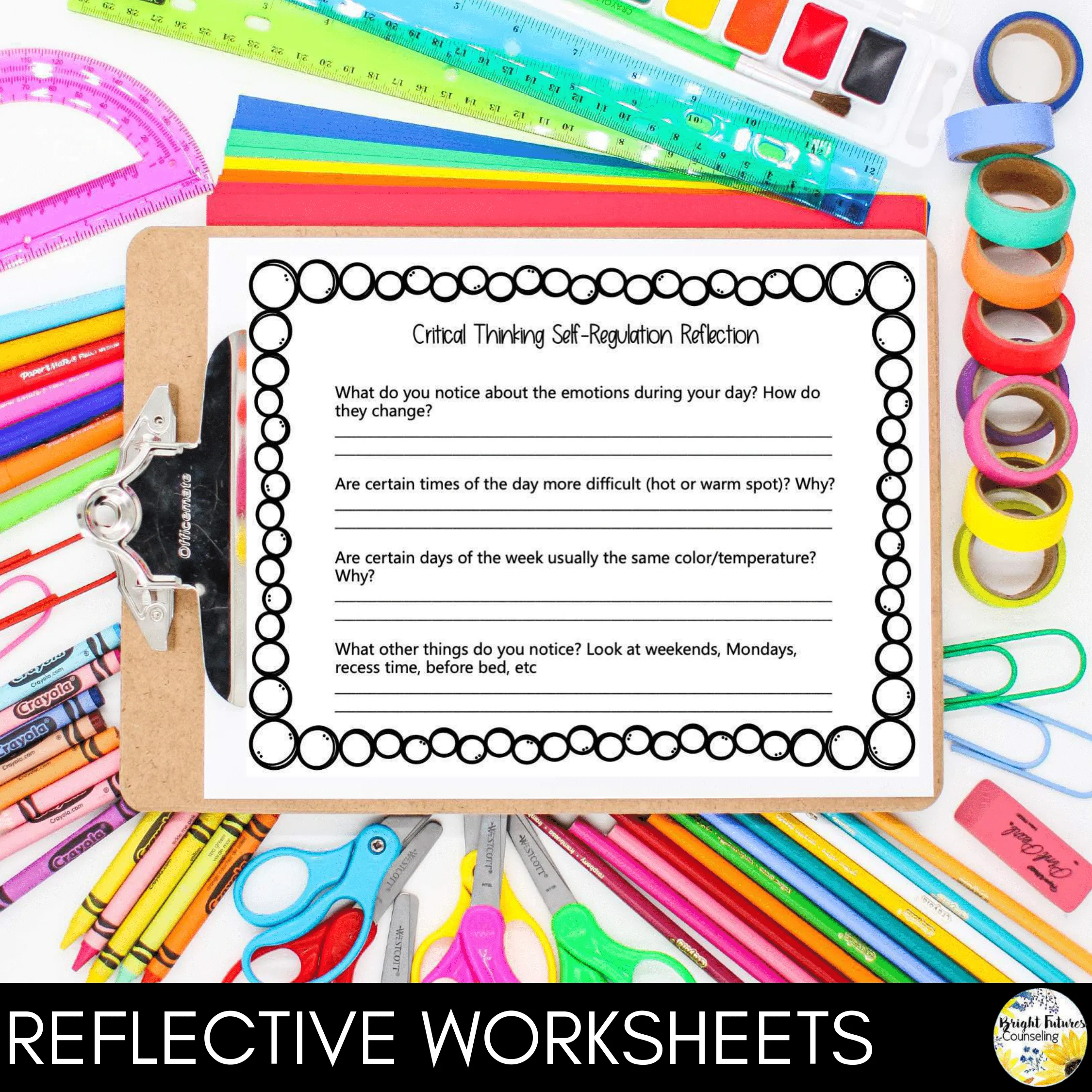 Self-Regulation SUPER BUNDLE Self-Regulation School Counseling Activities - Image 18