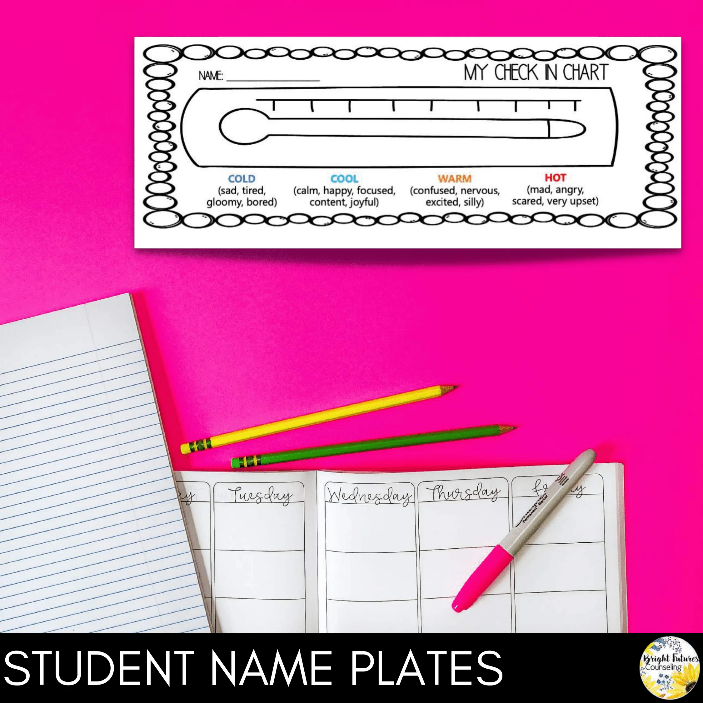 Self-Regulation SUPER BUNDLE Self-Regulation School Counseling Activities - Image 9