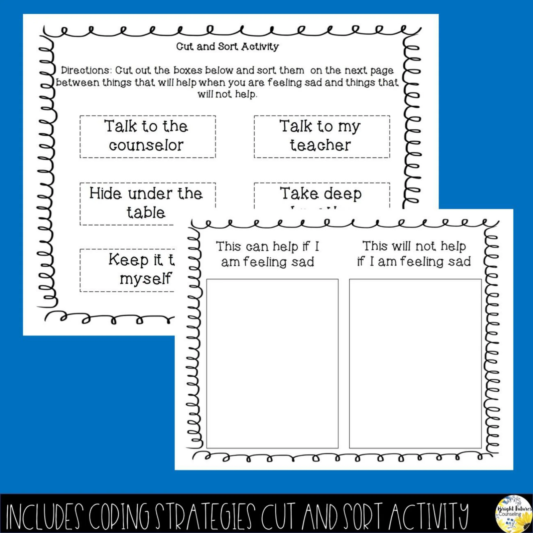 Separation Anxiety Activity Pack for New Students Team Brave Beginners - Image 3