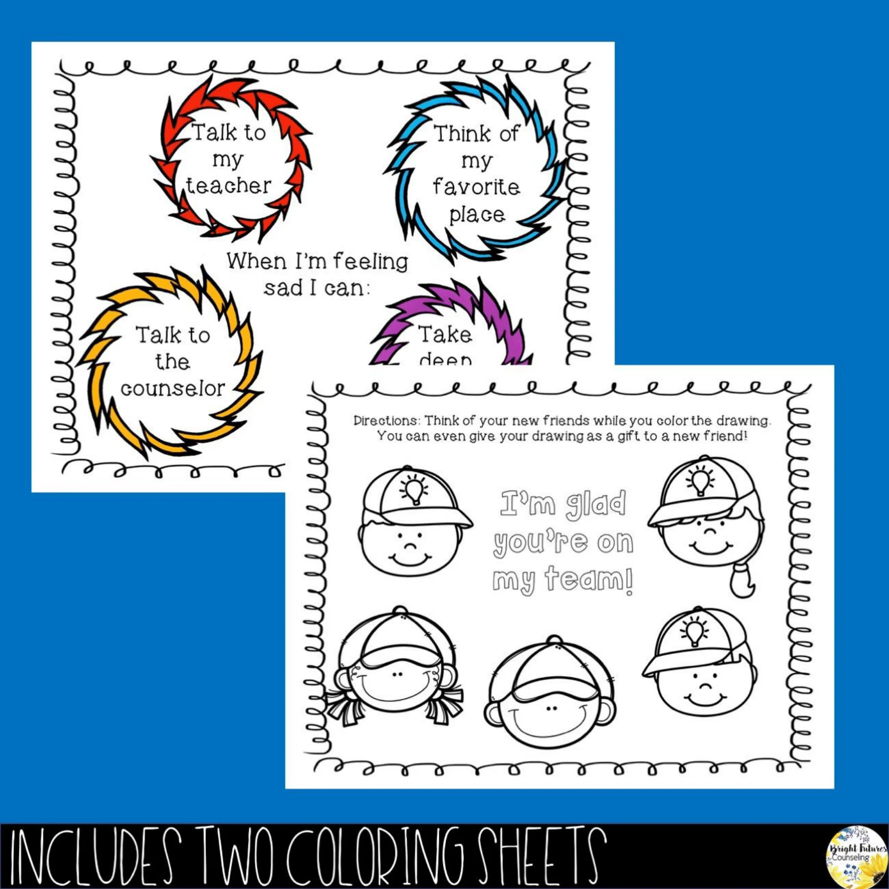 Separation Anxiety Activity Pack for New Students Team Brave Beginners - Image 4