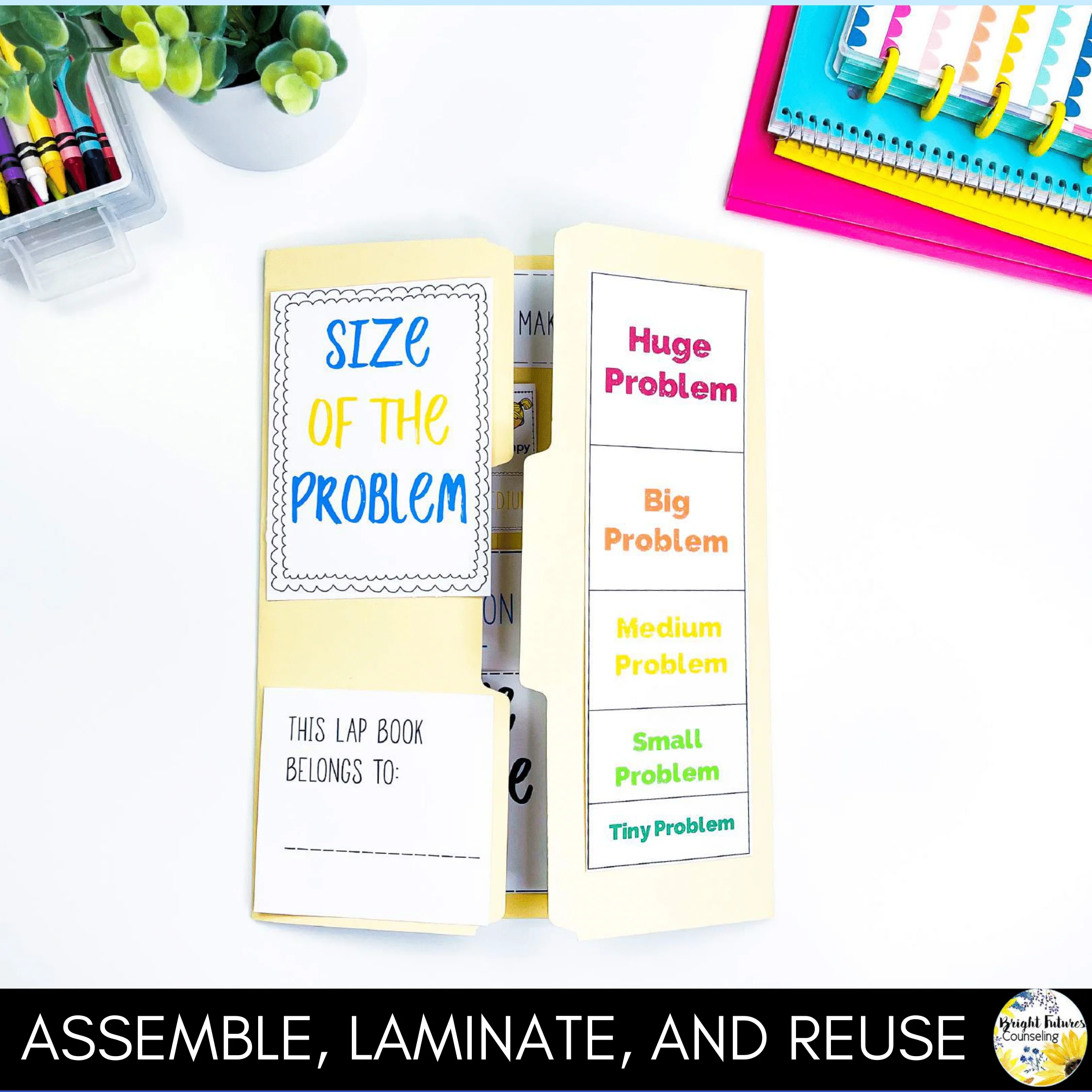 Size of the Problem Counseling Lap Book - Image 3