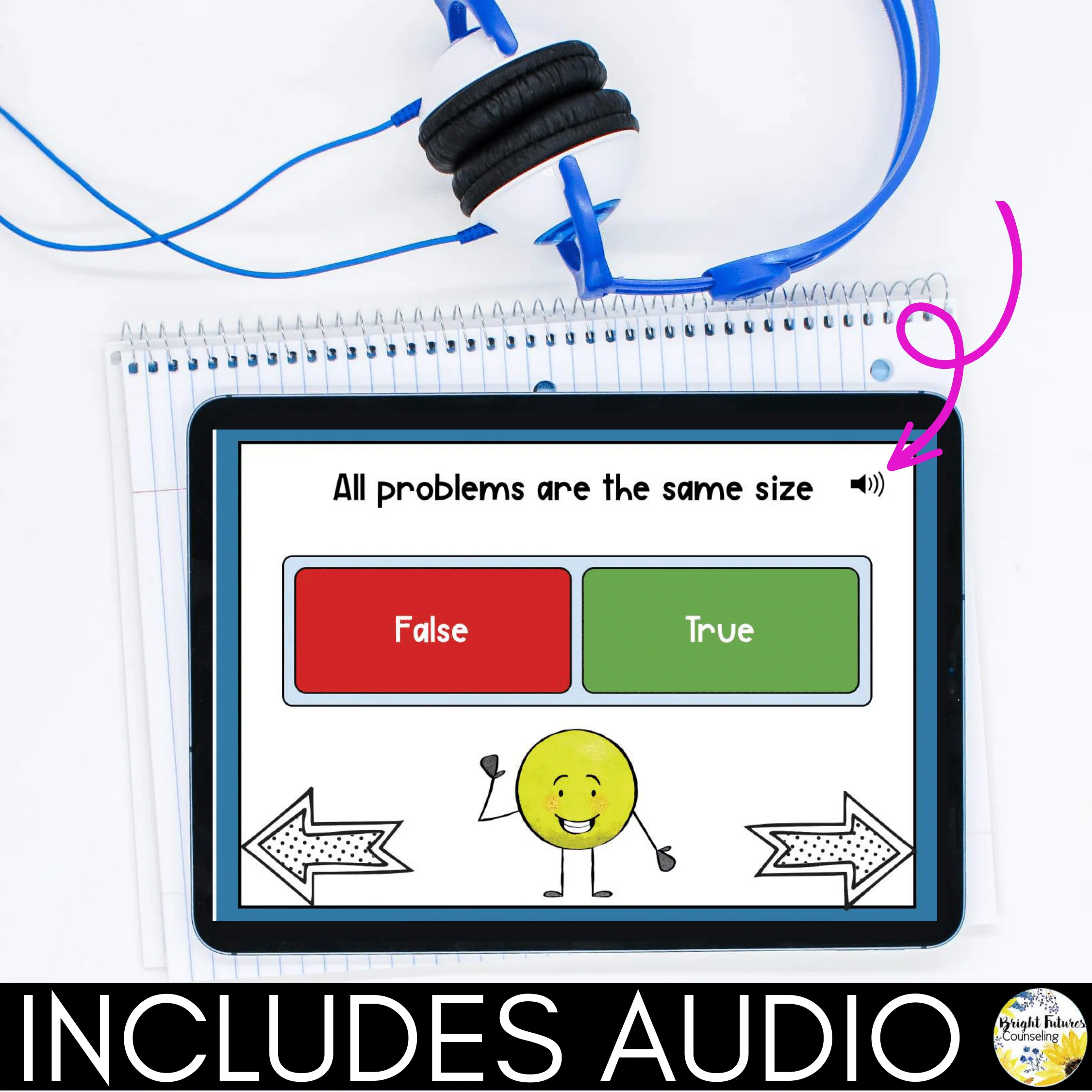 Size of the Problem Digital Activity - Boom Cards & Editable Google Slides Game - Image 8