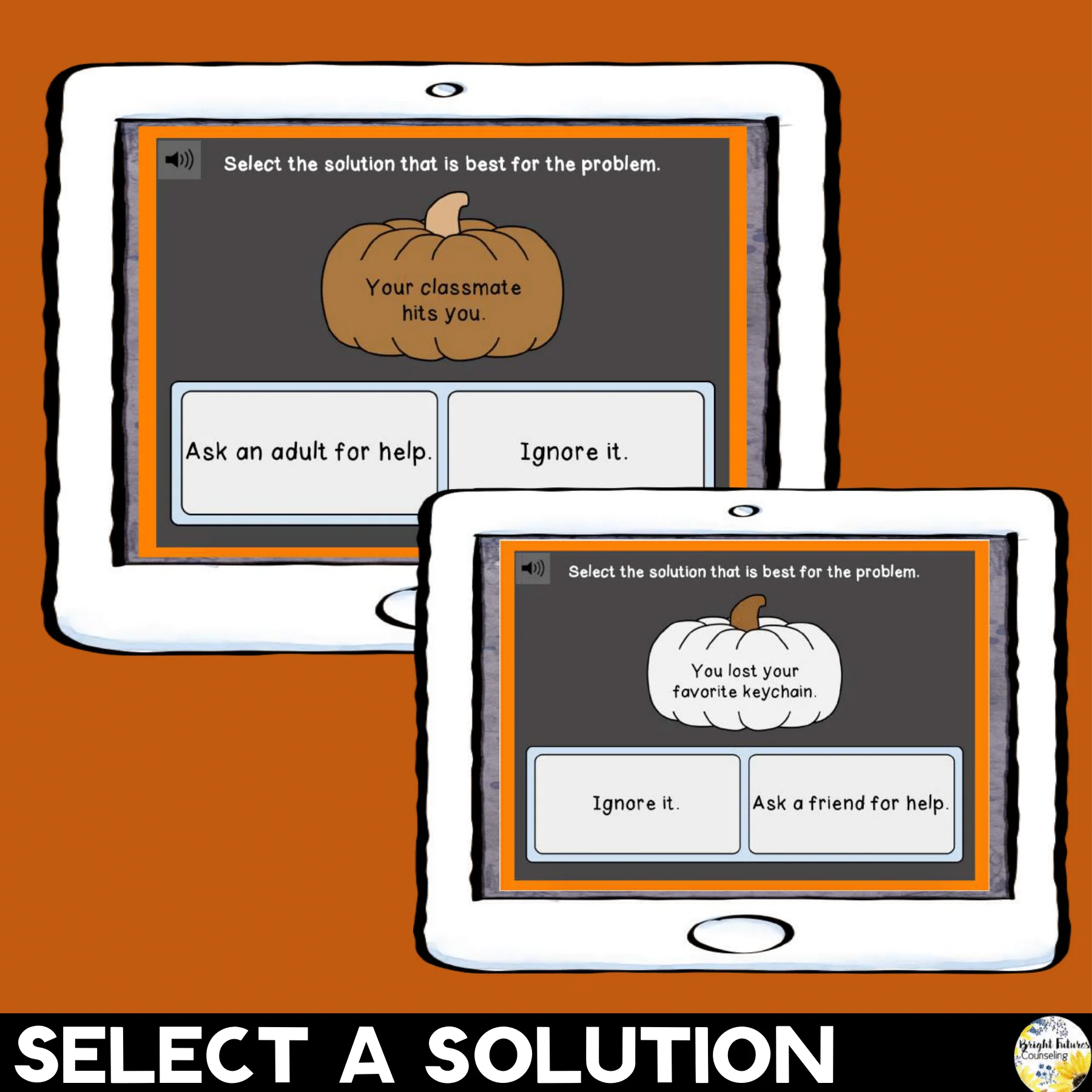 Size of the Problem Pumpkins Fall Bundle + SEL Fall Boom Cards Digital Game - Image 9