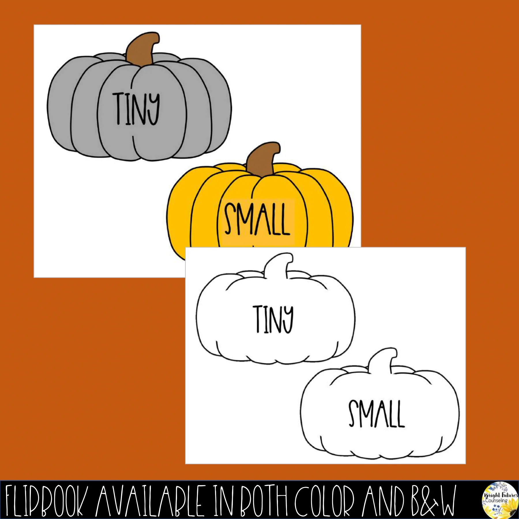 Size of the Problem Pumpkins Flip Book + Fall Themed Self-Regulation Activities - Image 7