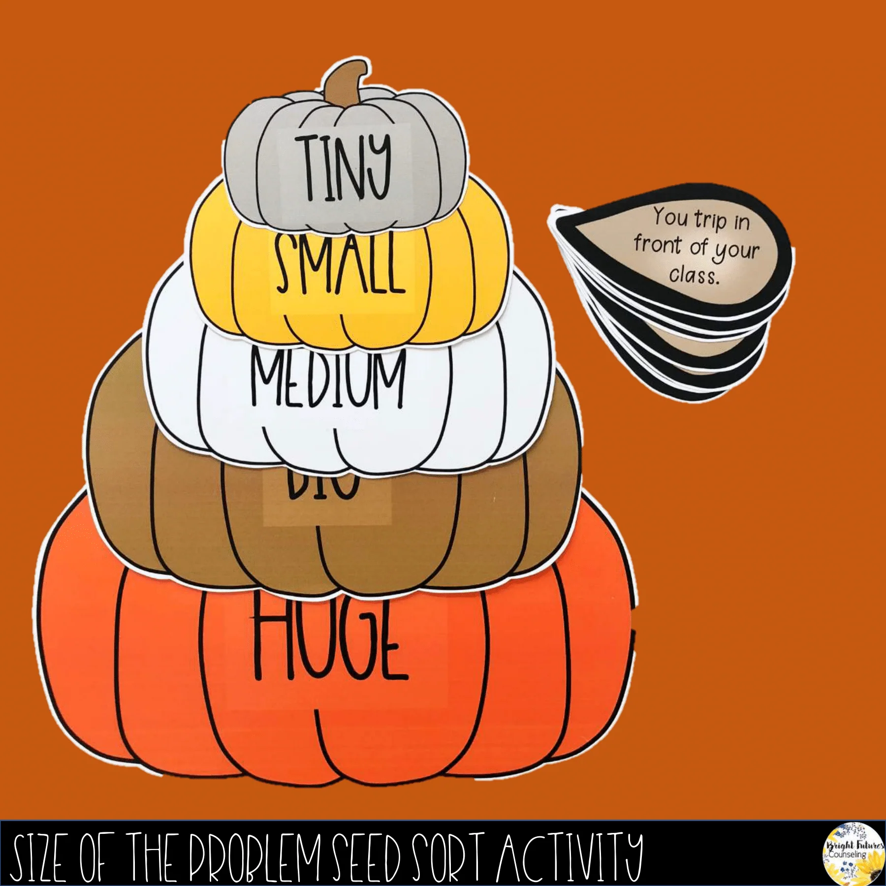 Size of the Problem Pumpkins Flip Book + Fall Themed Self-Regulation Activities - Image 8