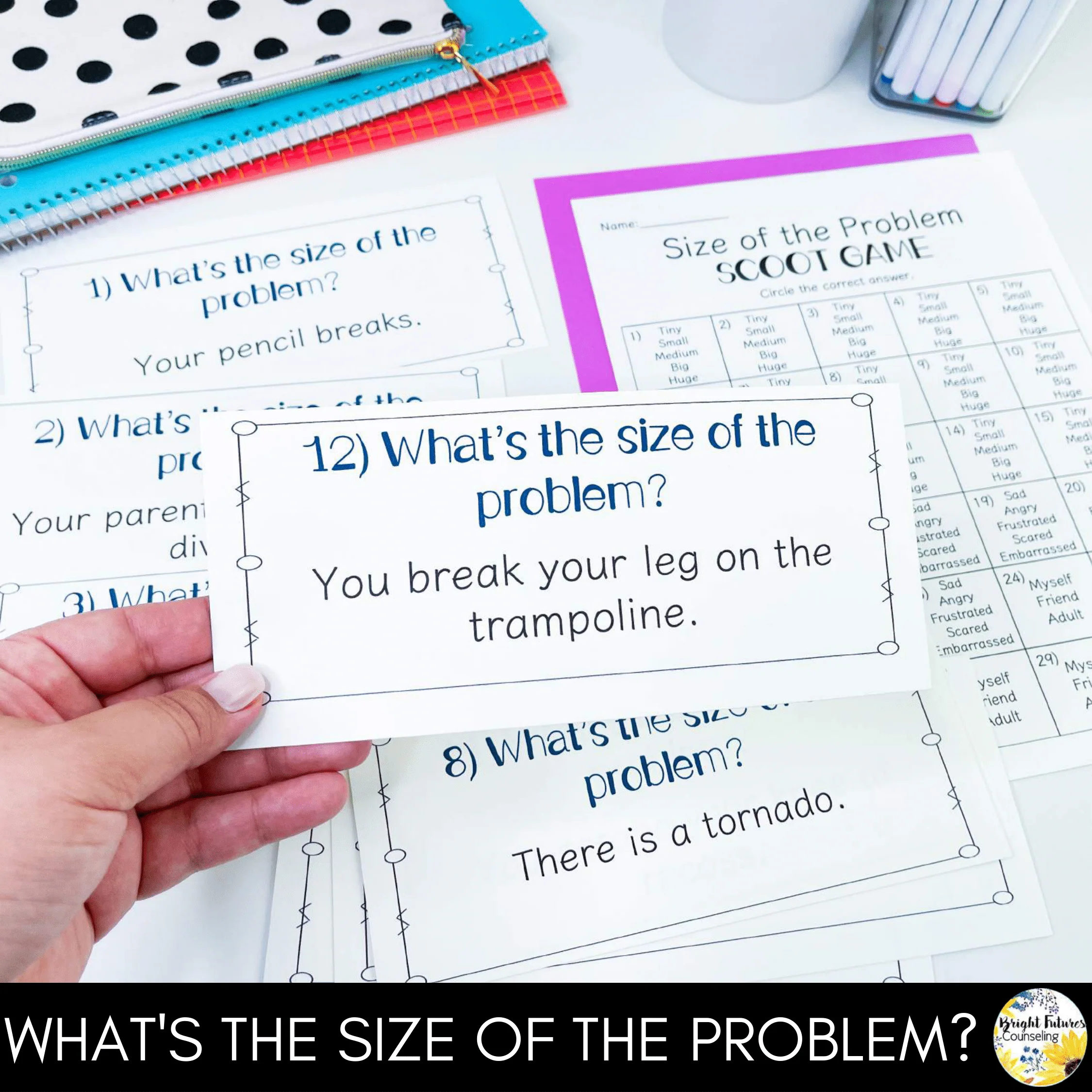Size of the Problem Scoot Game School Counseling Game - Image 8