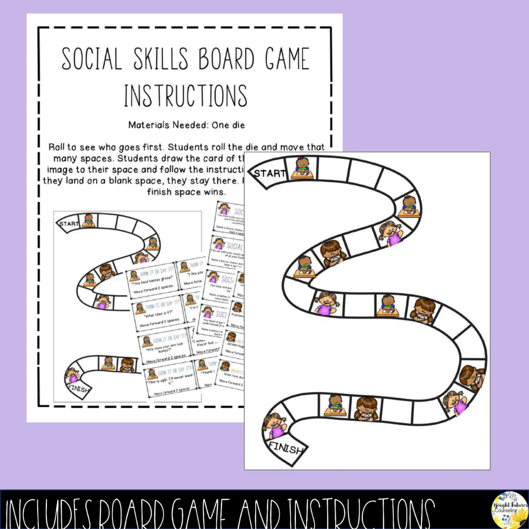 Social Skills Board Game with Digital Version - Image 2