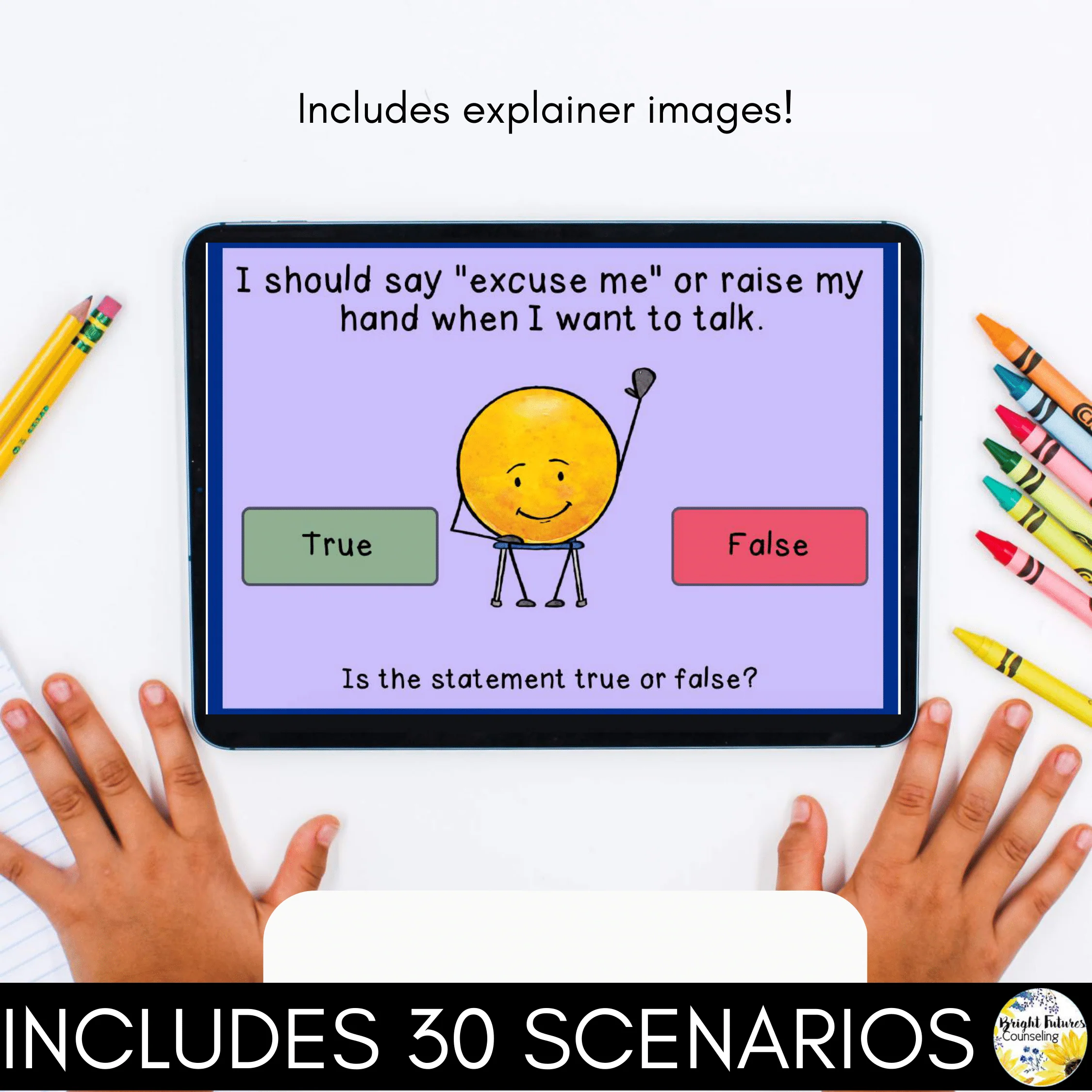 Social Skills BOOM CARDS - Digital Social Skills Game - Image 9