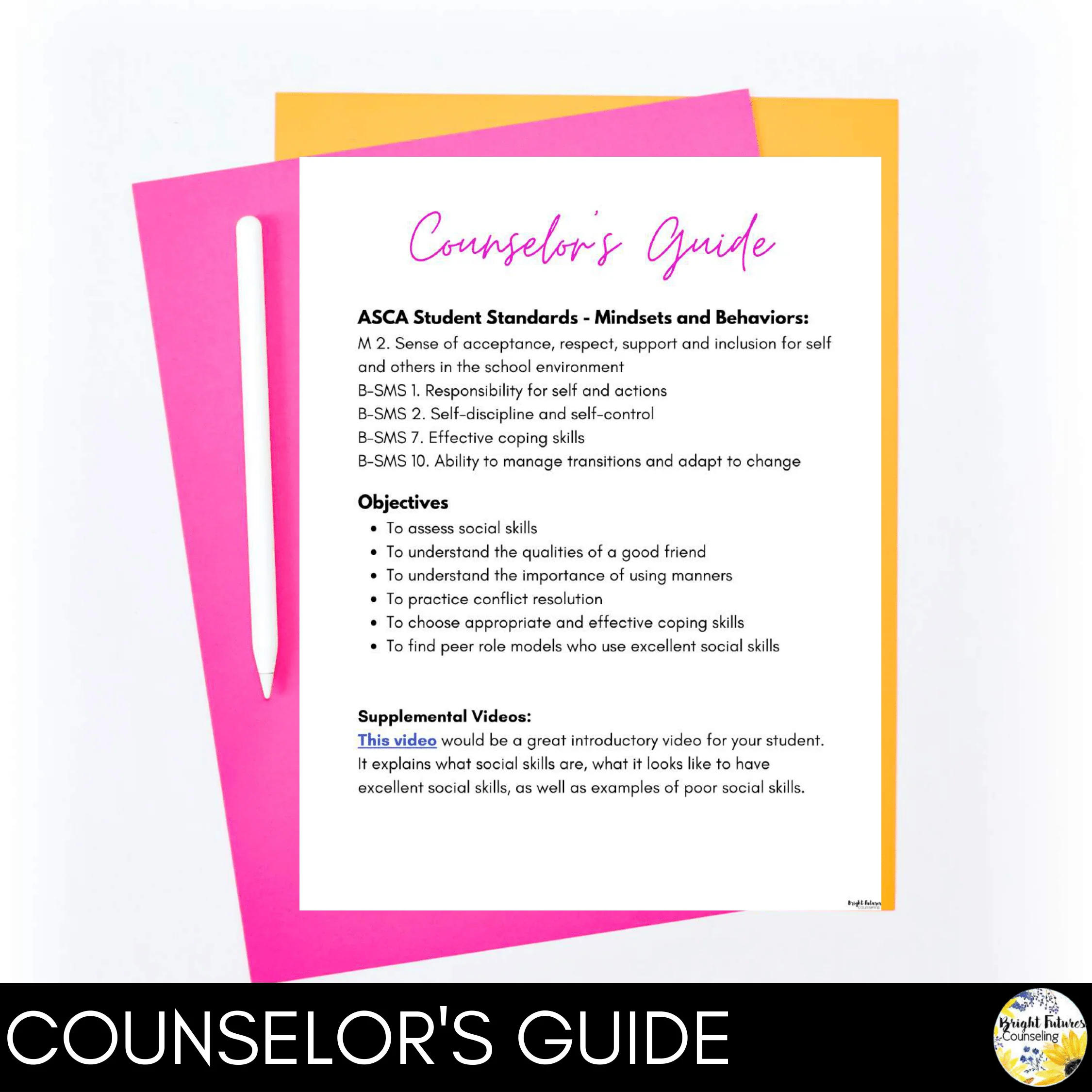 Social Skills Individual Counseling Curriculum - Primary - Image 2