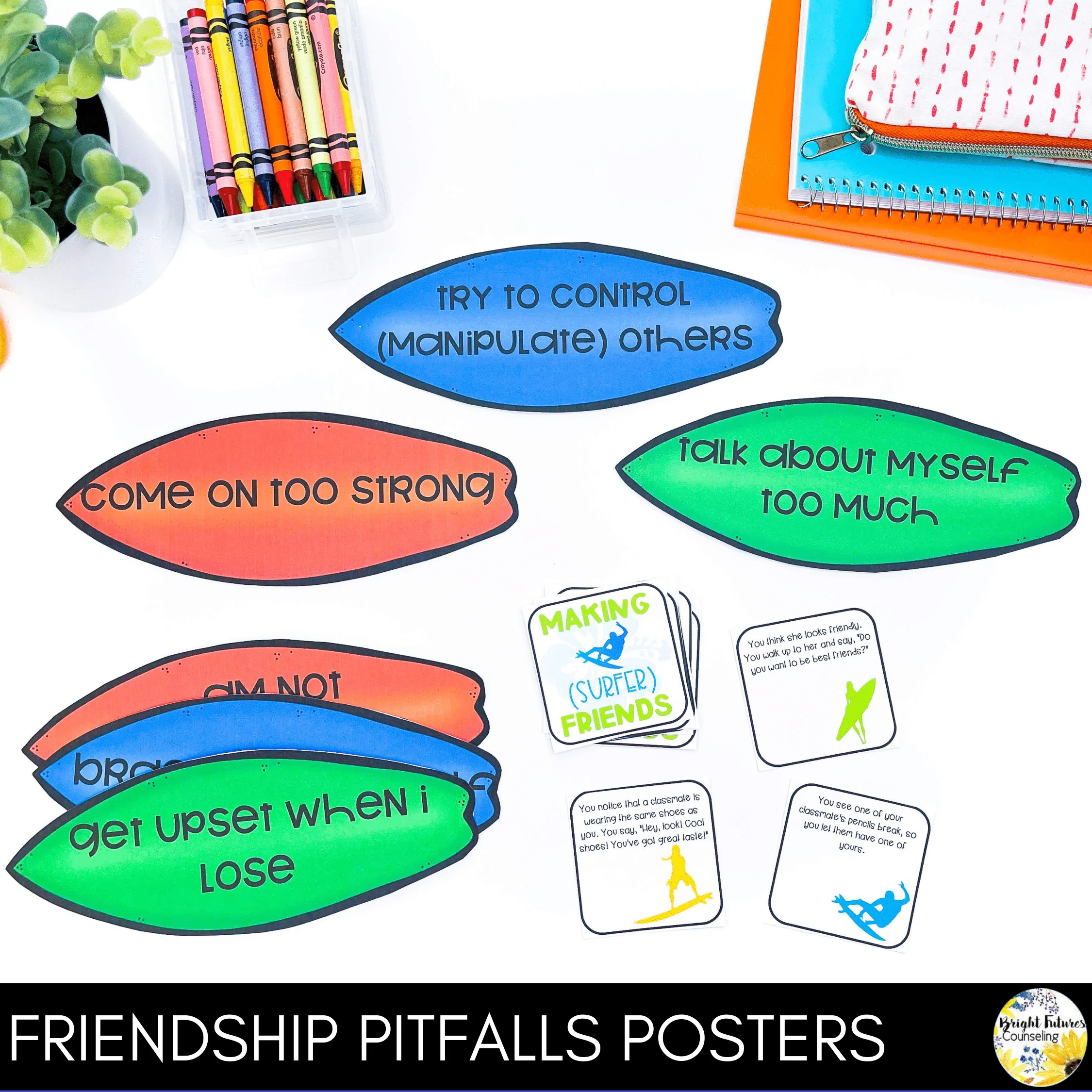 Social Skills School Counseling Small Group + Friendship & Conflict Resolution - Image 17