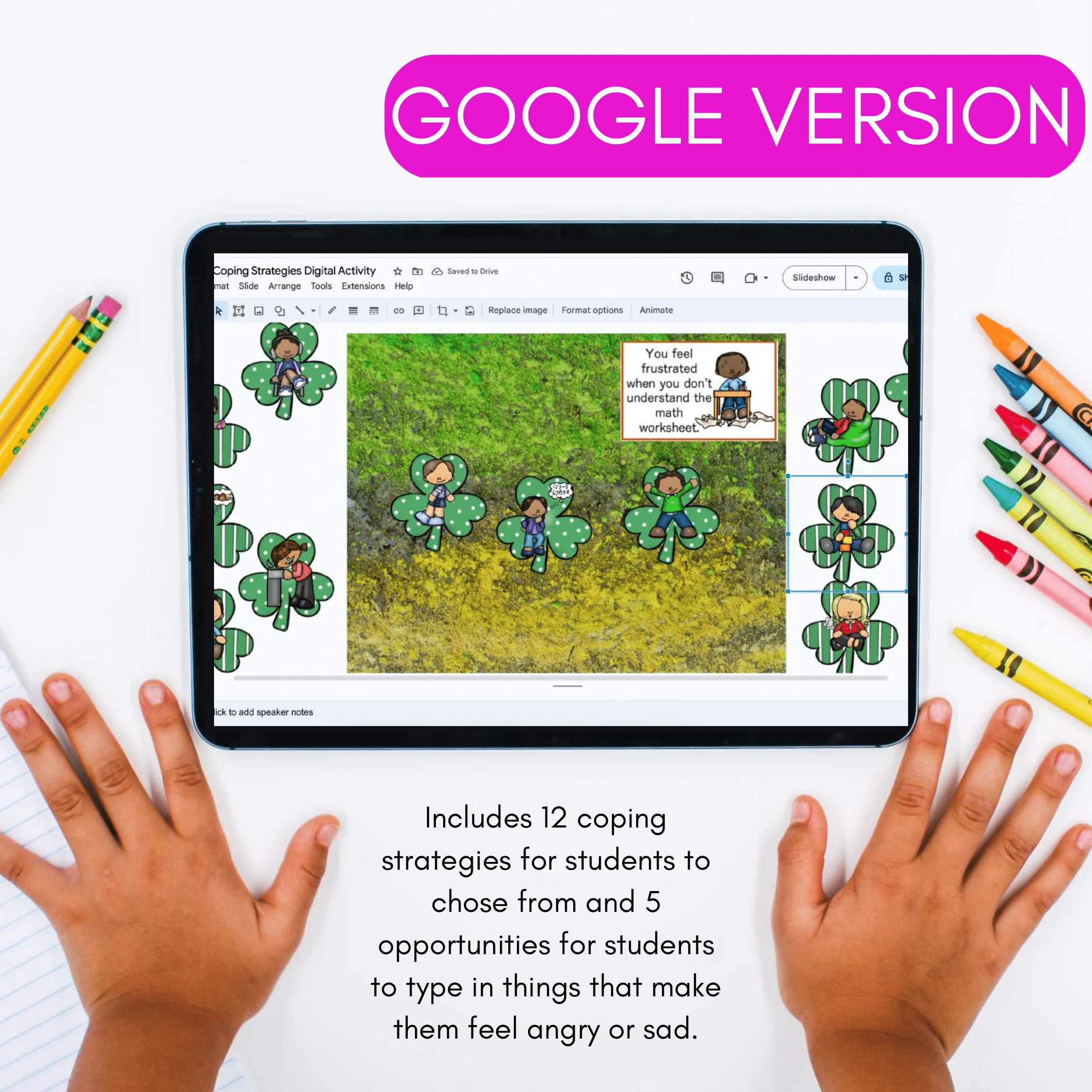 St. Patrick's Day Coping Strategies Digital Game - Boom Cards + Google - Image 6