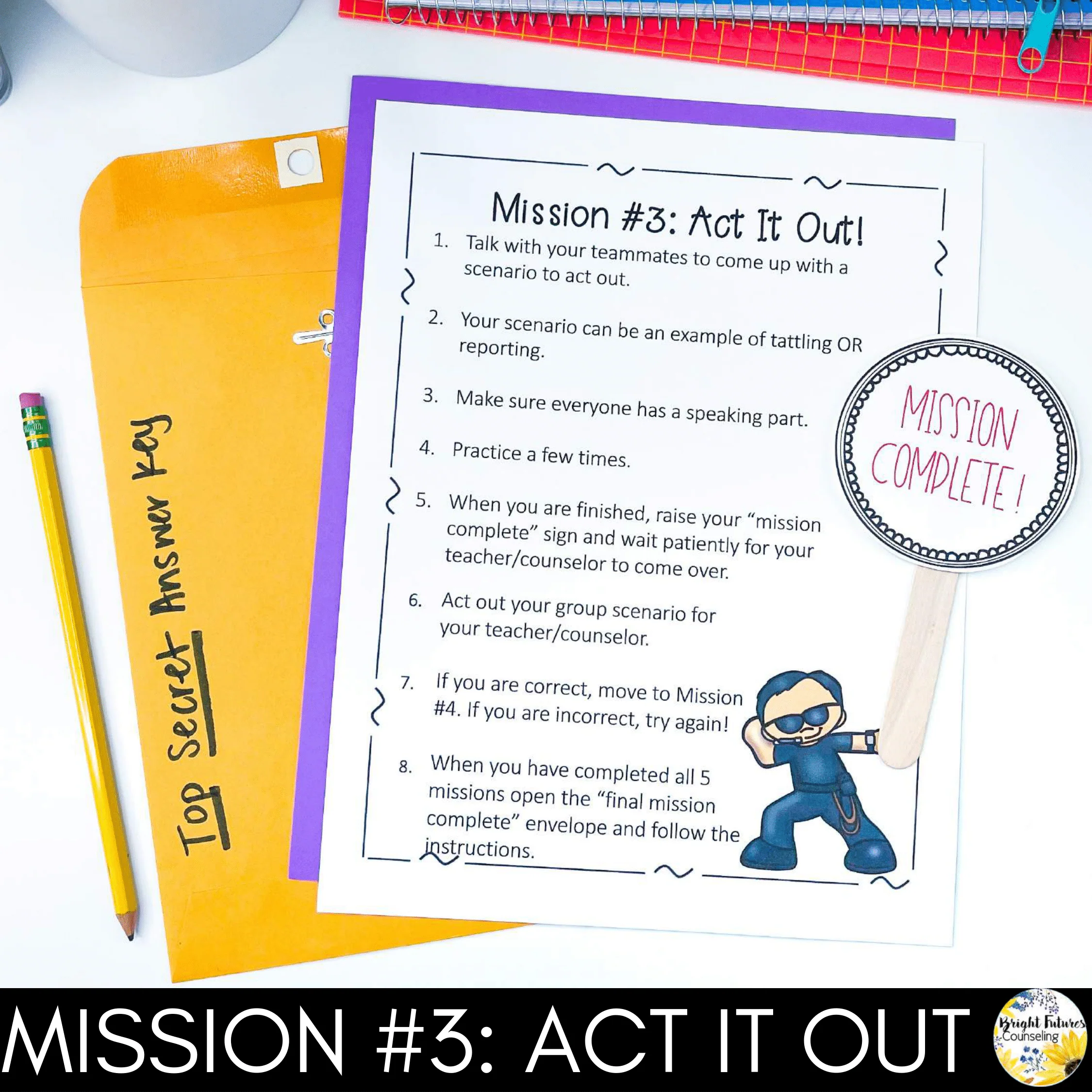 Tattling Vs Reporting Escape Room Guidance Lesson Mission Tattling Vs Reporting - Image 9