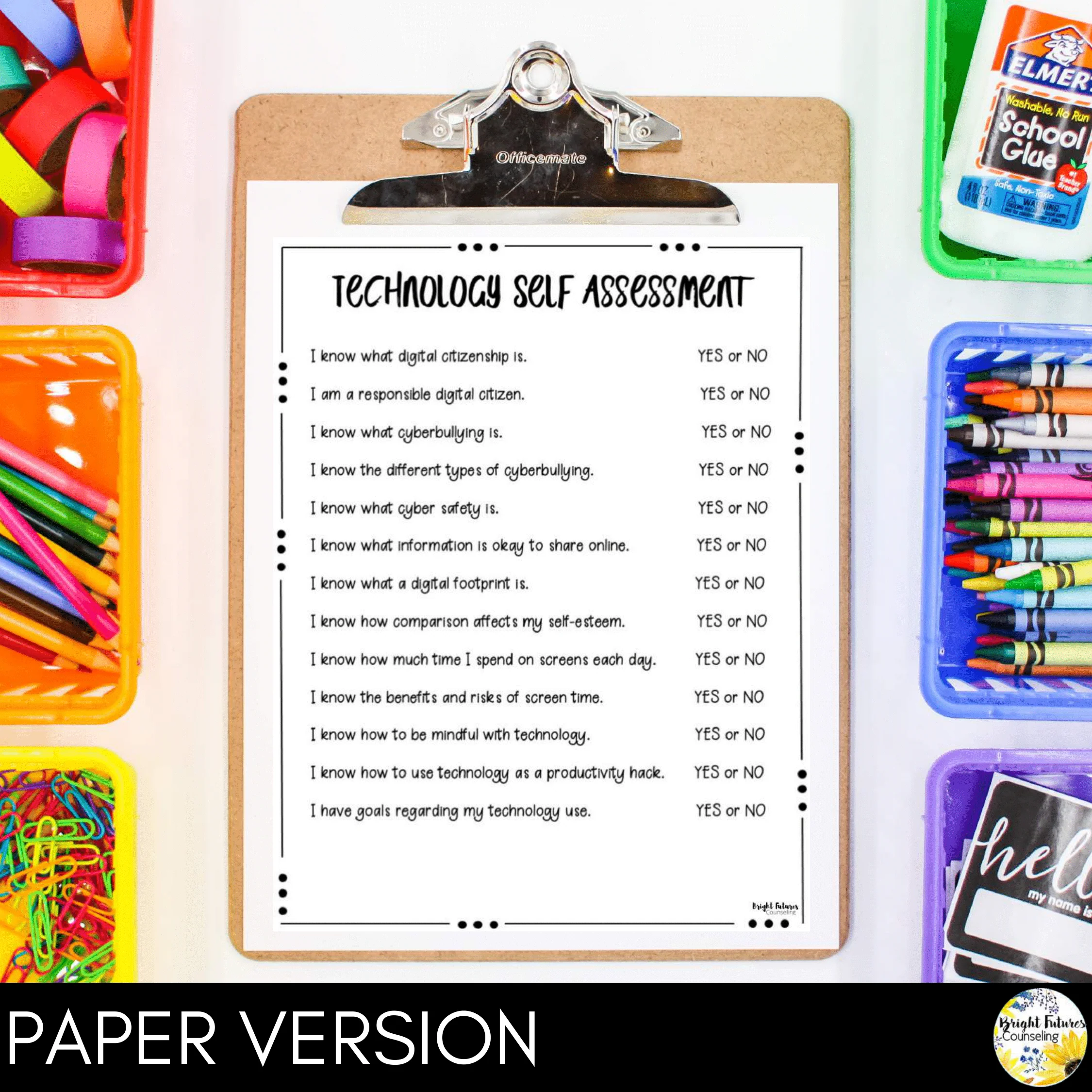 Technology, Digital Citizenship, and Research Skills Counseling Self-Assessment - Image 2