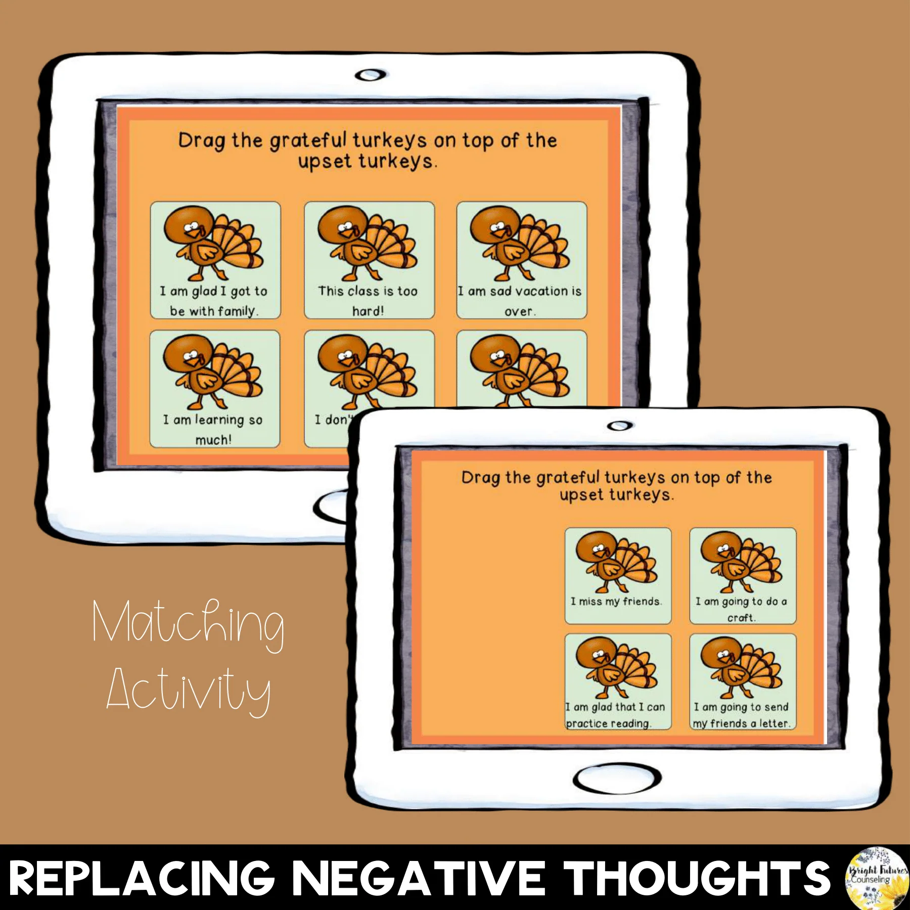 Thanksgiving Gratitude Boom Cards - Distance Learning Gratitude Activity - Image 5