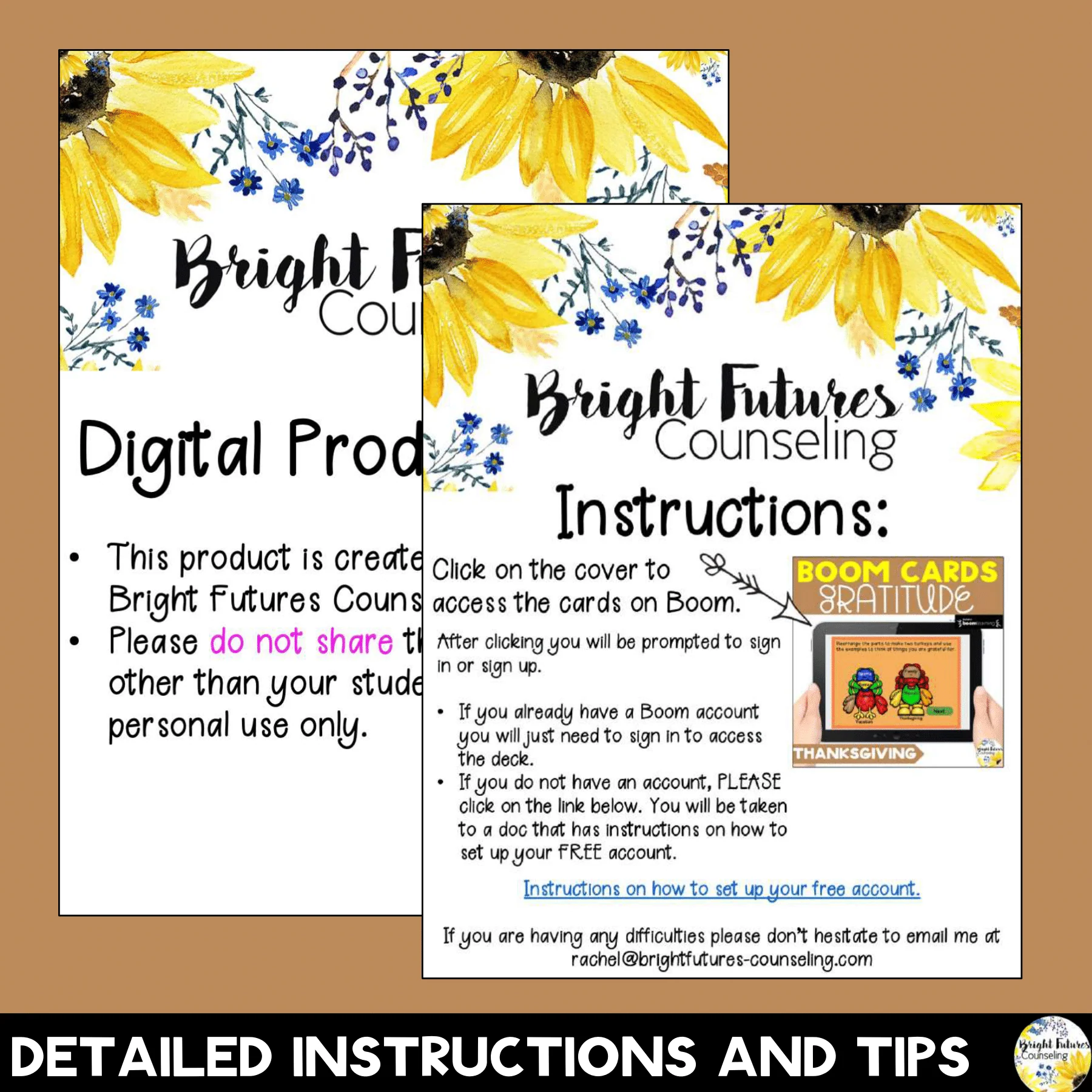 Thanksgiving Gratitude Boom Cards - Distance Learning Gratitude Activity - Image 7