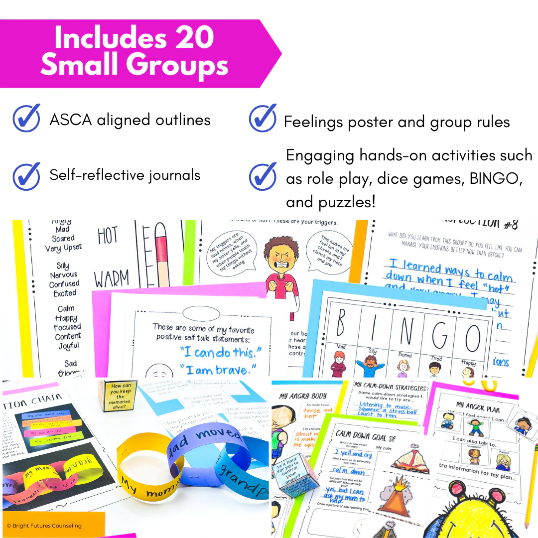 3 Tier Comprehensive Counseling Curriculum with Lessons, Groups, and Individual - Image 5