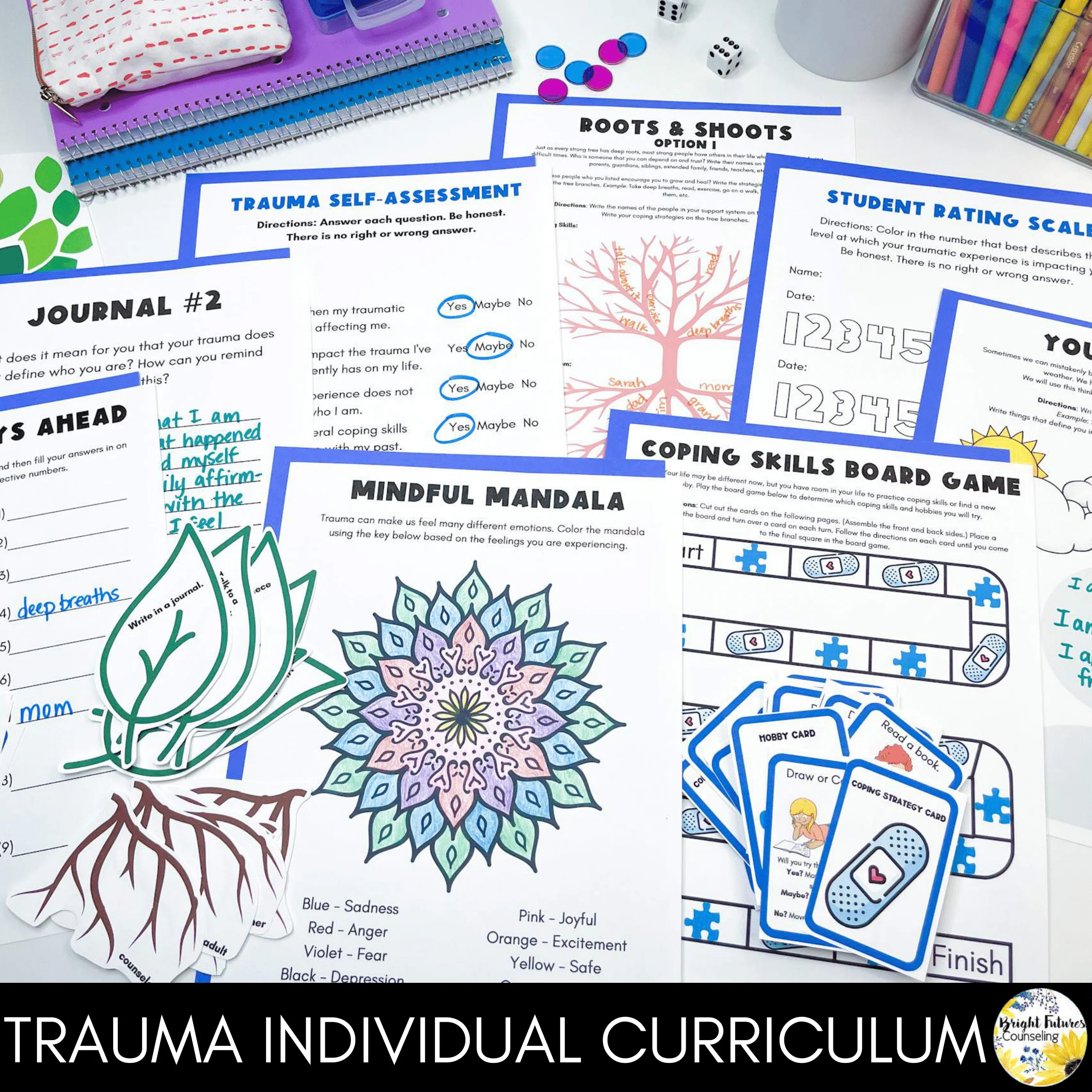 Trauma Individual Counseling Curriculum + Data Tracking Tools - Image 8