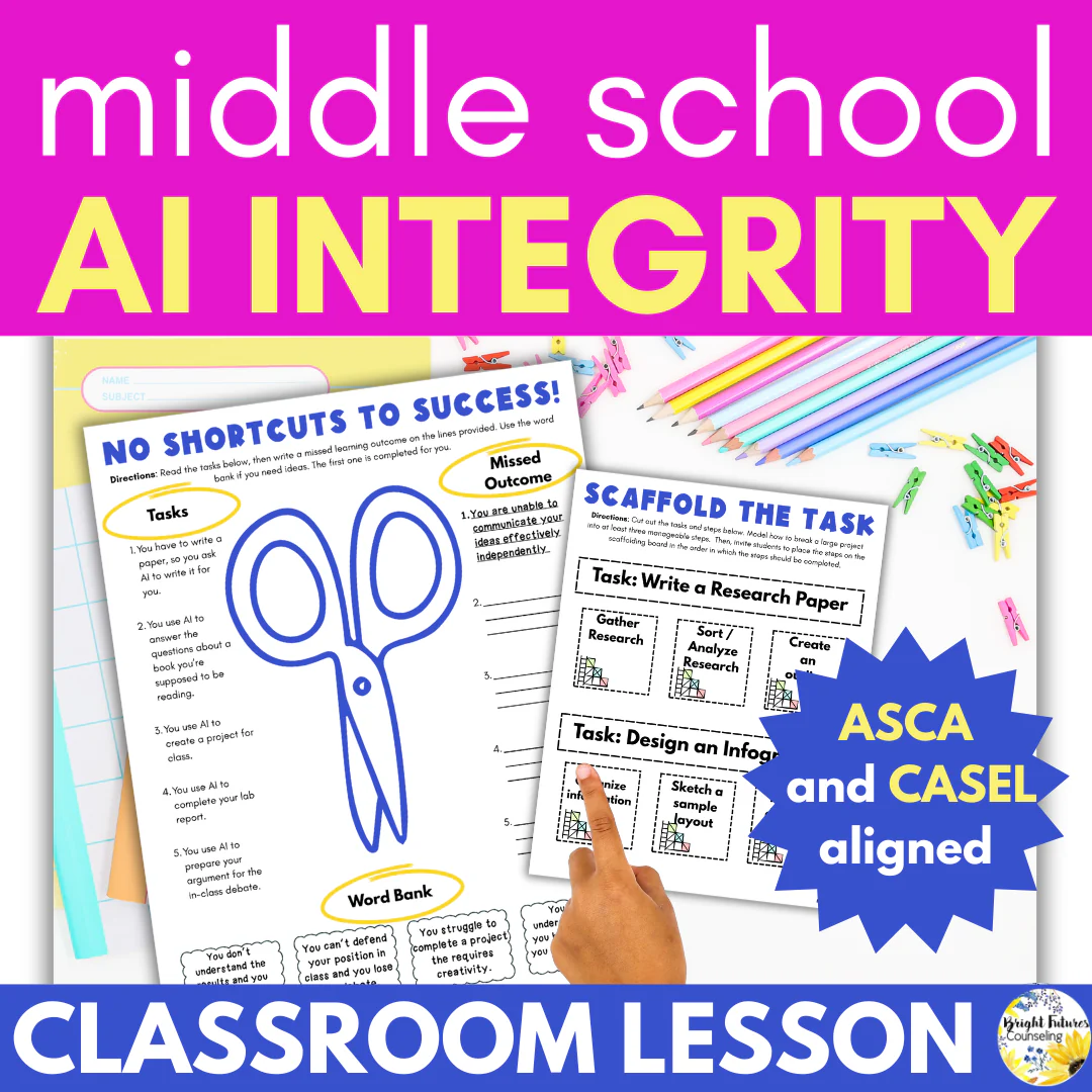 Using AI with Integrity - AI Ethics and Responsible AI Use Middle School Lesson