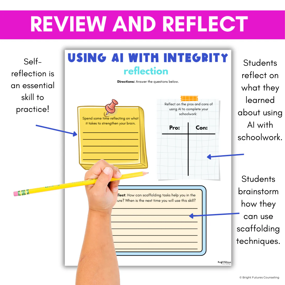 Using AI with Integrity - AI Ethics and Responsible AI Use Middle School Lesson - Image 12
