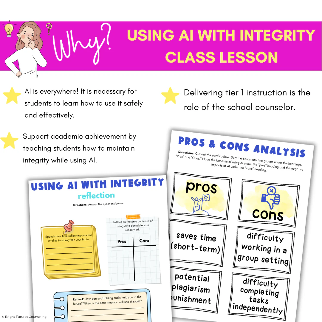 Using AI with Integrity - AI Ethics and Responsible AI Use Middle School Lesson - Image 3