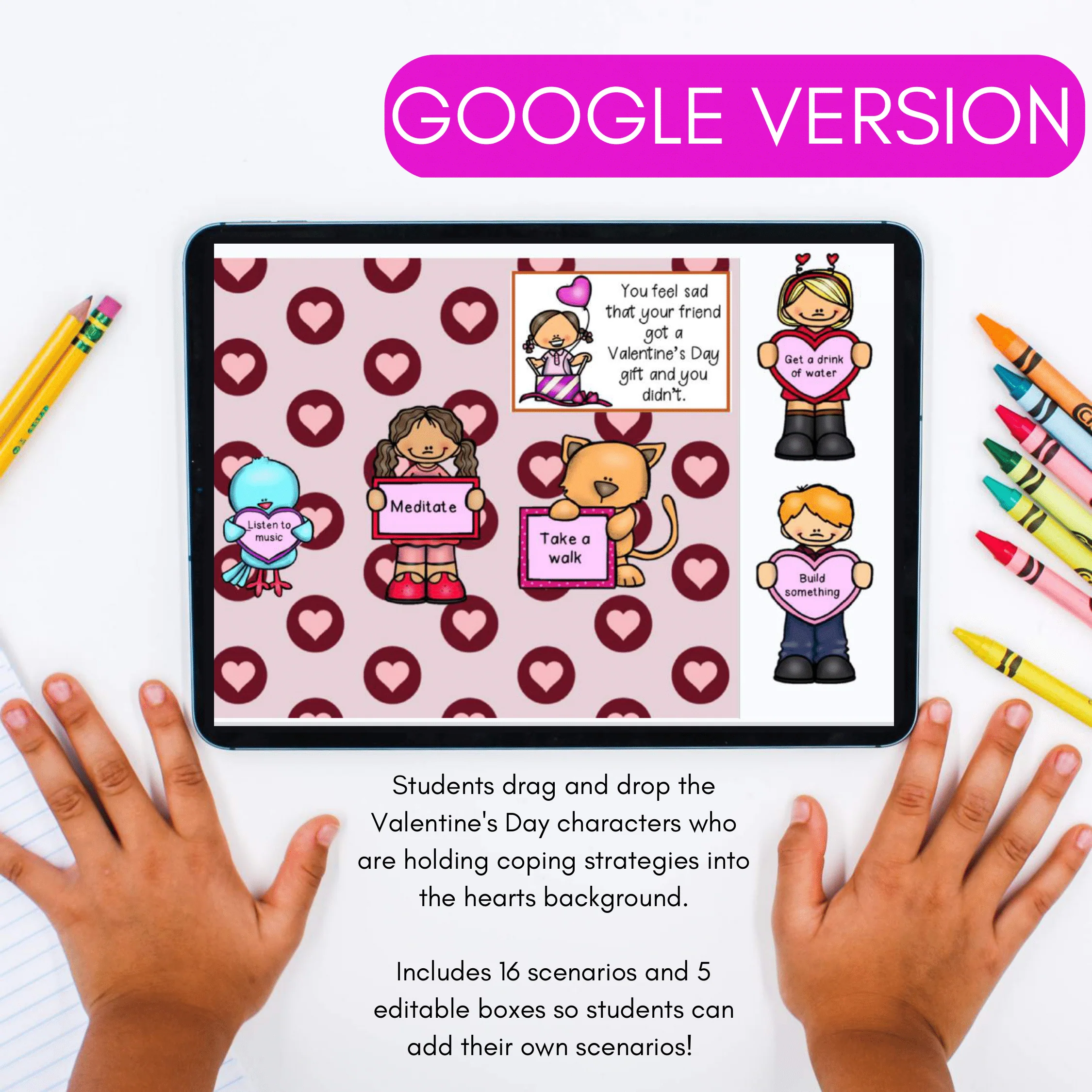 Valentine's Day Activity - Coping Strategies Digital Resource for Valentine's - Image 6