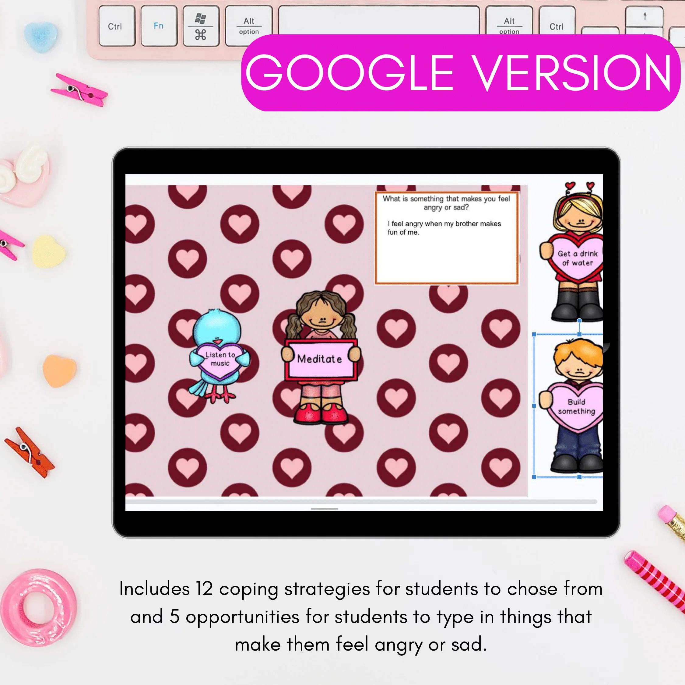 Valentine's Day Activity - Coping Strategies Digital Resource for Valentine's - Image 7