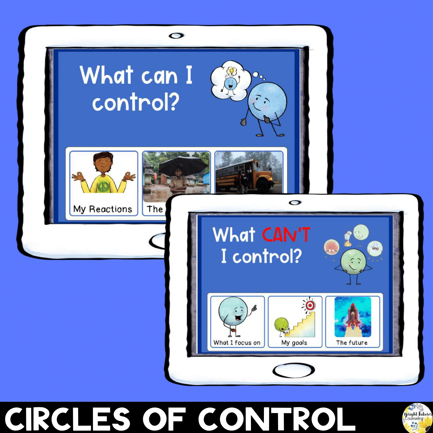 Stress and Anxiety Boom Cards Digital Game: Learn to Reduce Stress & Shift Focus - Image 3