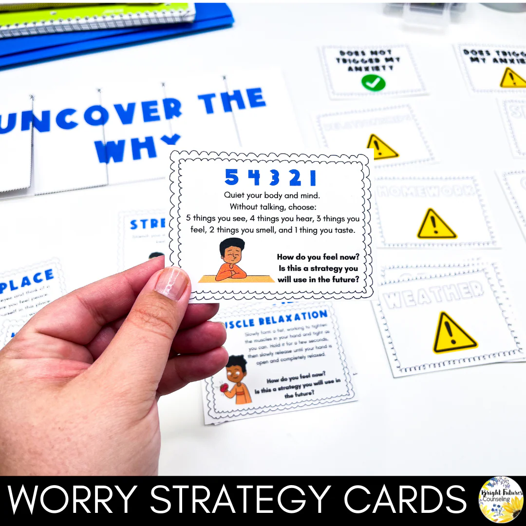 Worry and Anxiety Management - Coping Skills - Elementary Counseling Activities - Image 15