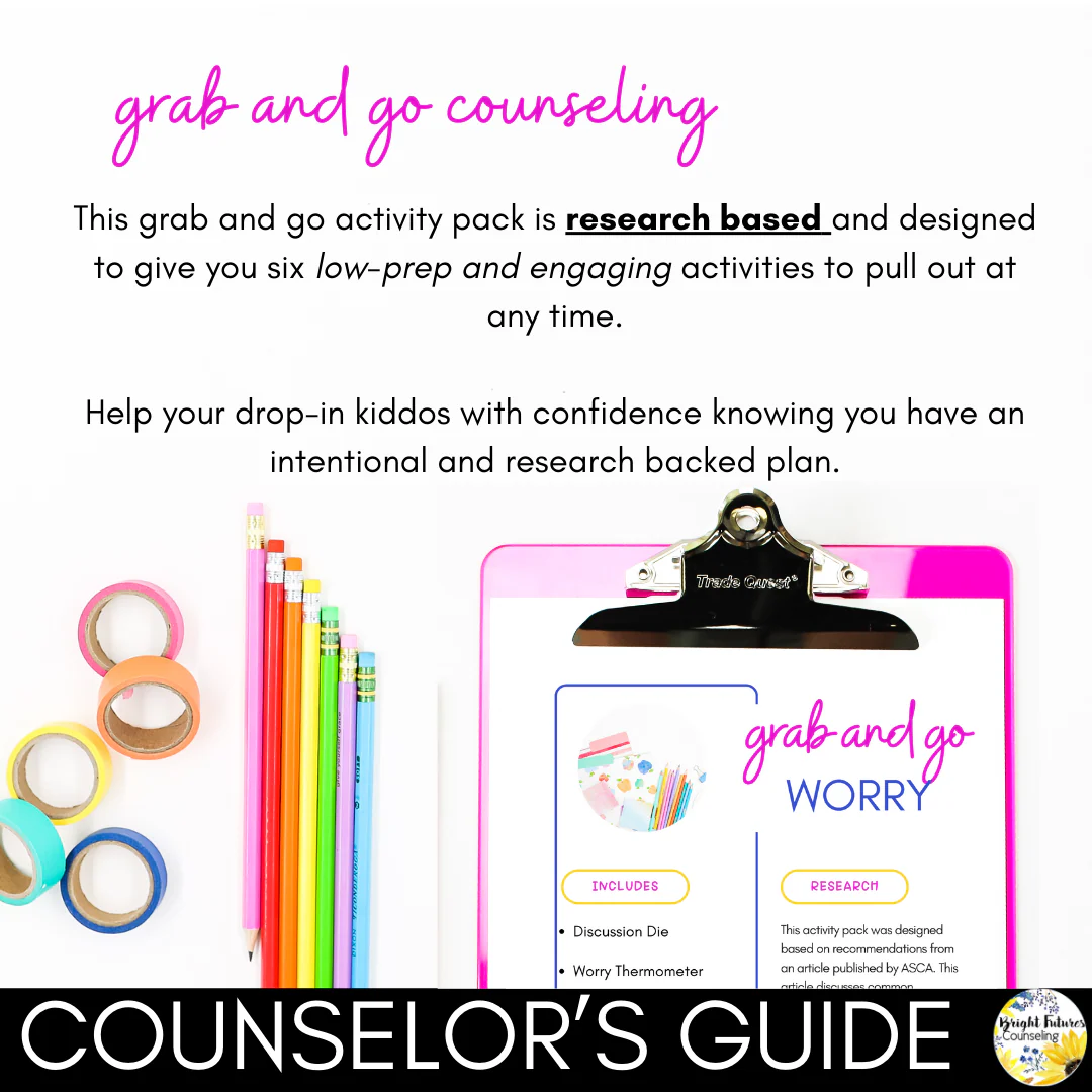 Worry and Anxiety Management - Coping Skills Activities for Primary Grades - Image 2
