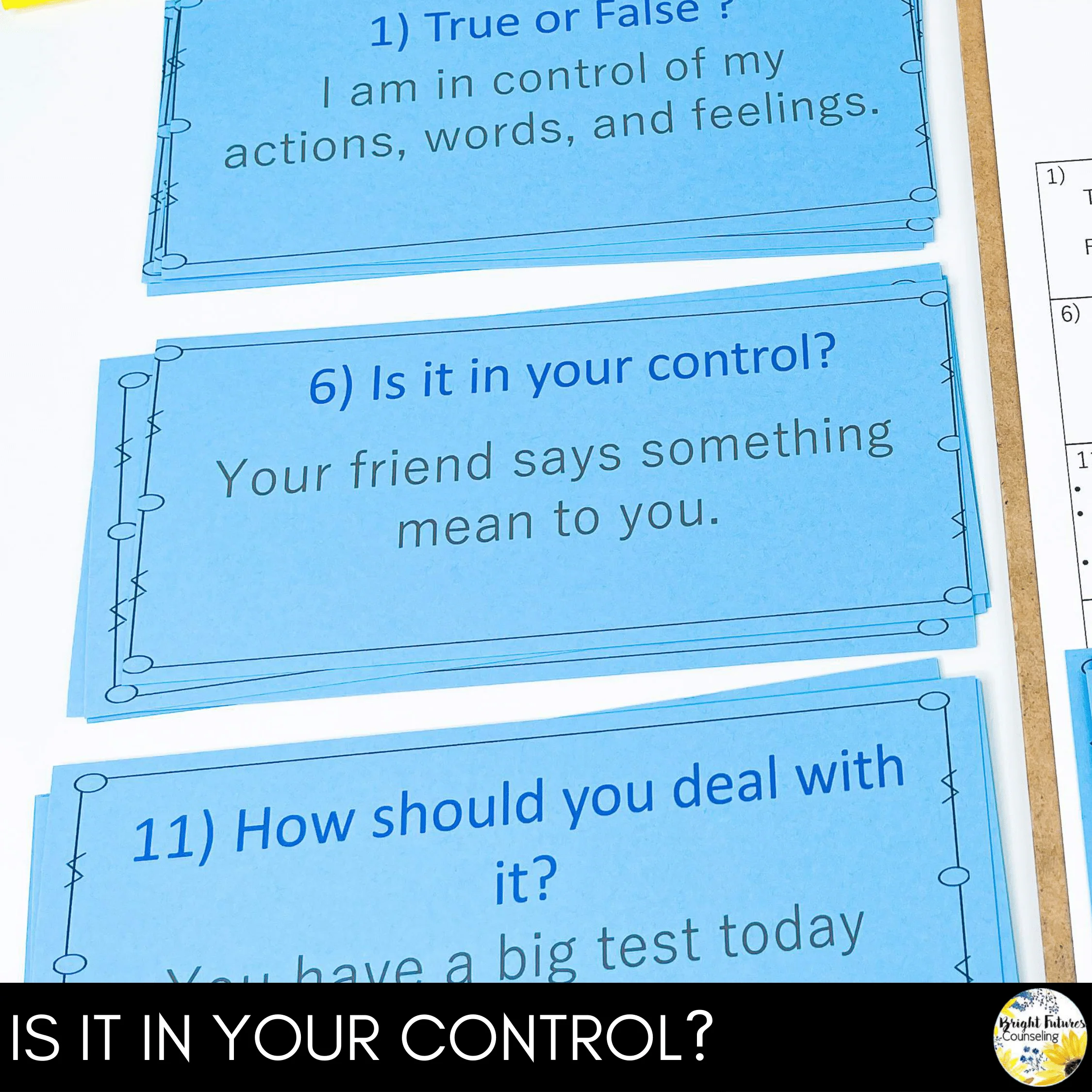 Worry and Anxiety Counseling Scoot Game | Learn to Cope with Stress & Anxiety - Image 6
